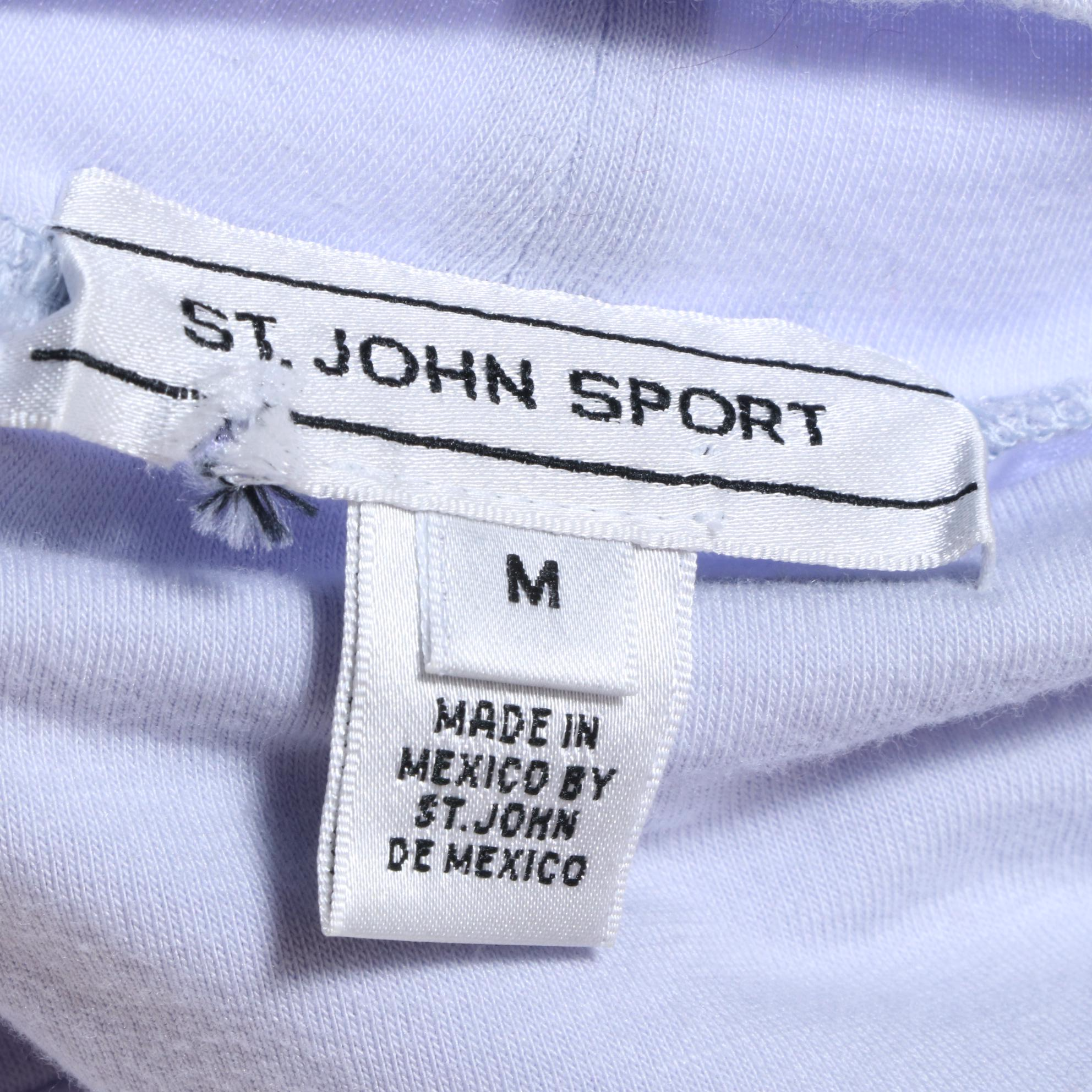 St. John Mock Turtleneck Long Sleeve Tops