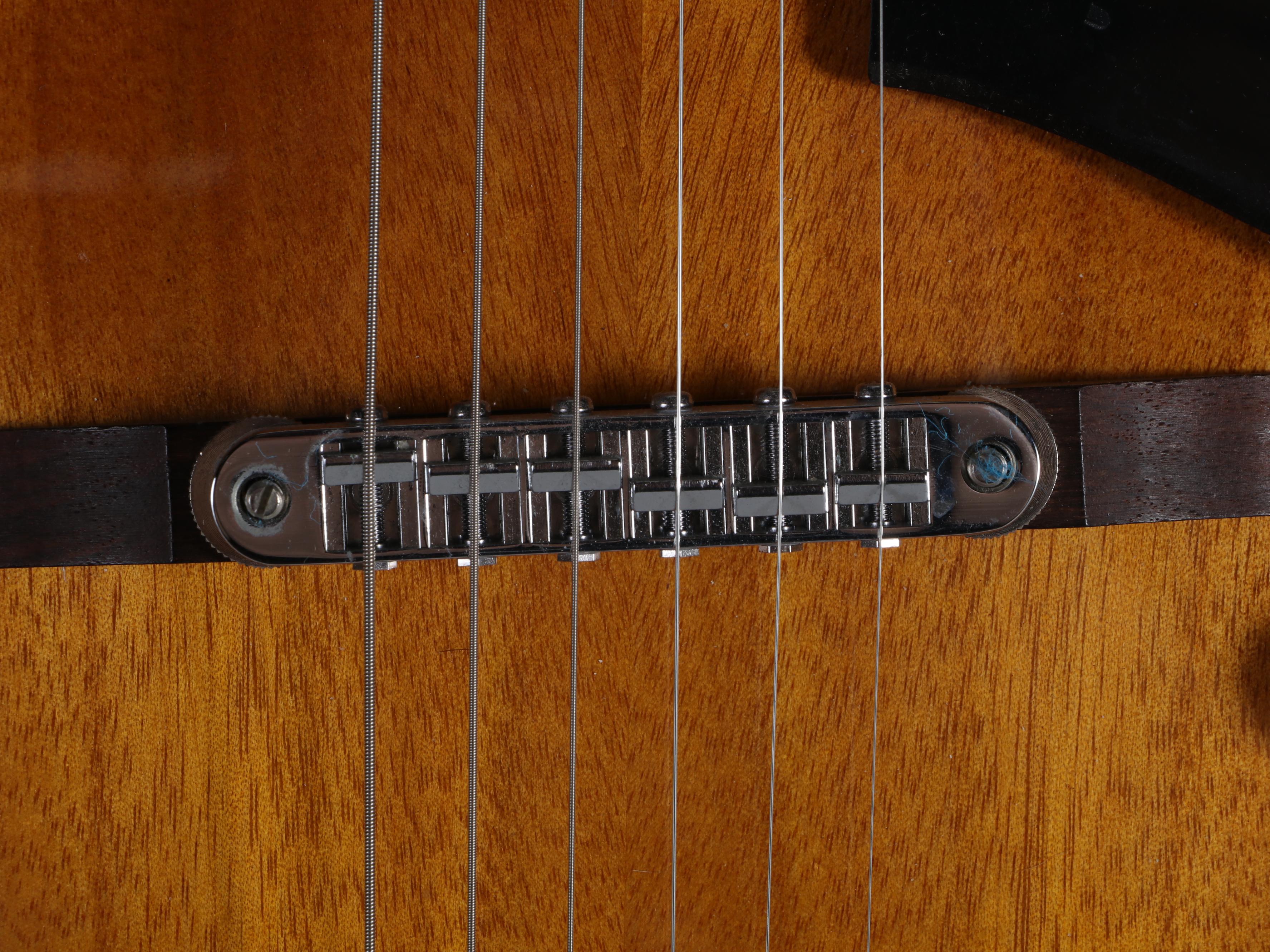 Washburn Hollowbody Electric Guitar With Stand