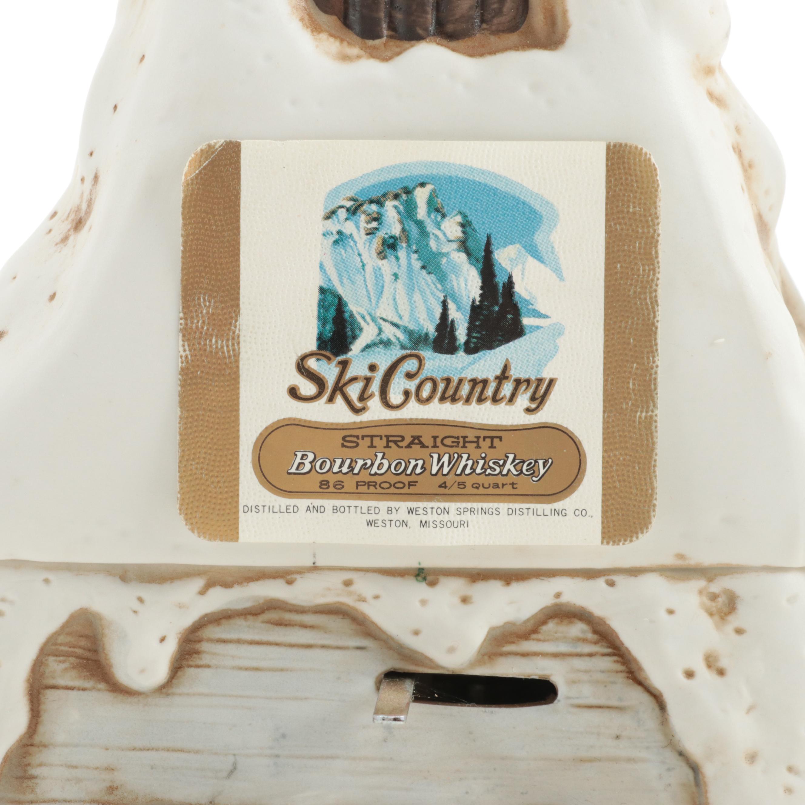 Sky Country Ebenezer Scrooge and Bob Crachit Ceramic Whiskey Decanters