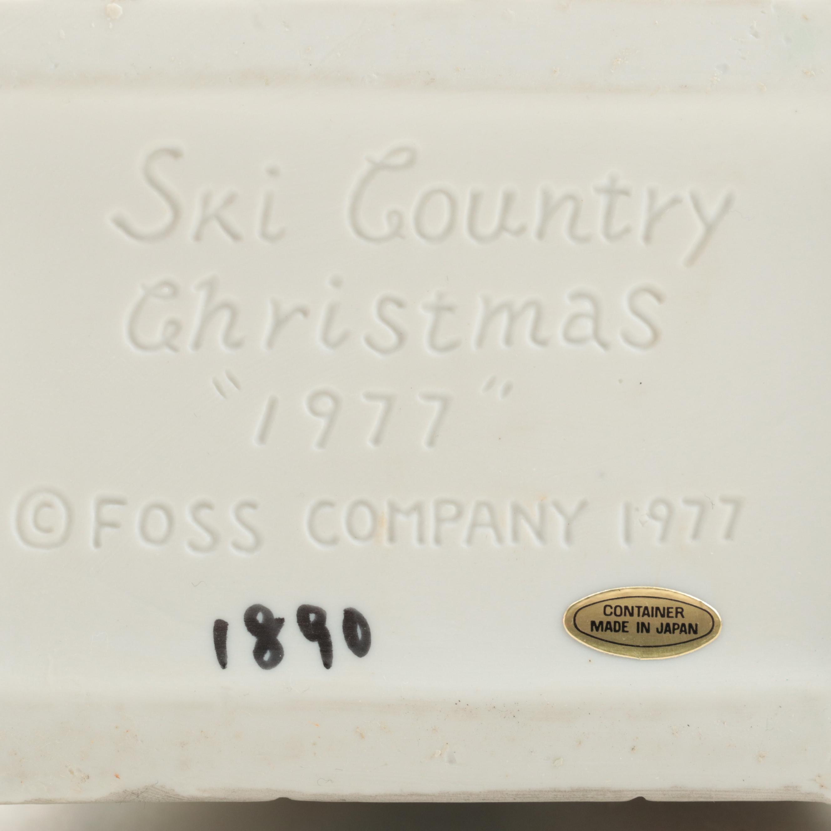 Sky Country Ebenezer Scrooge and Bob Crachit Ceramic Whiskey Decanters