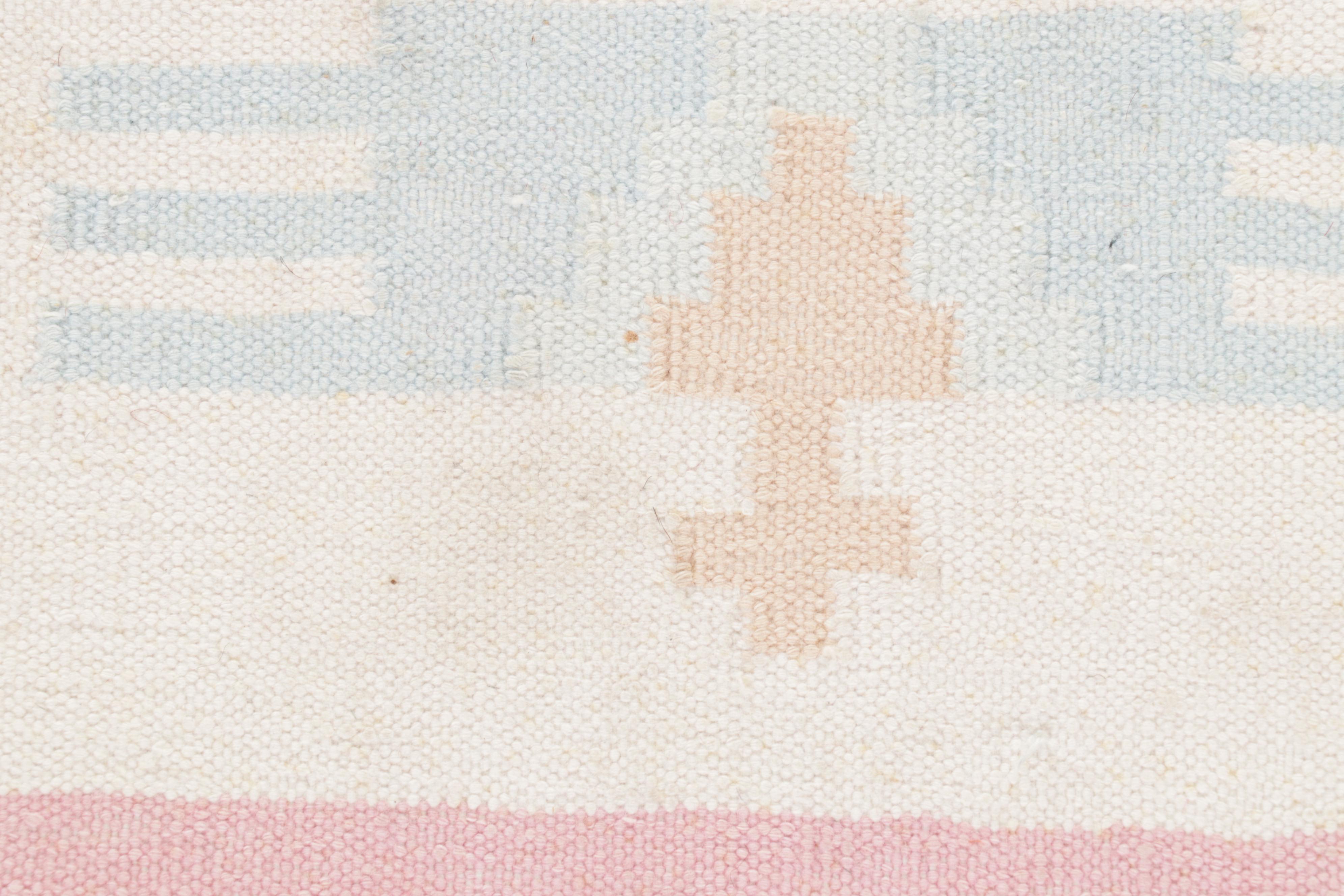 2'6 x 3'10 Handwoven Indian Dhurrie Accent Rug, 2010s