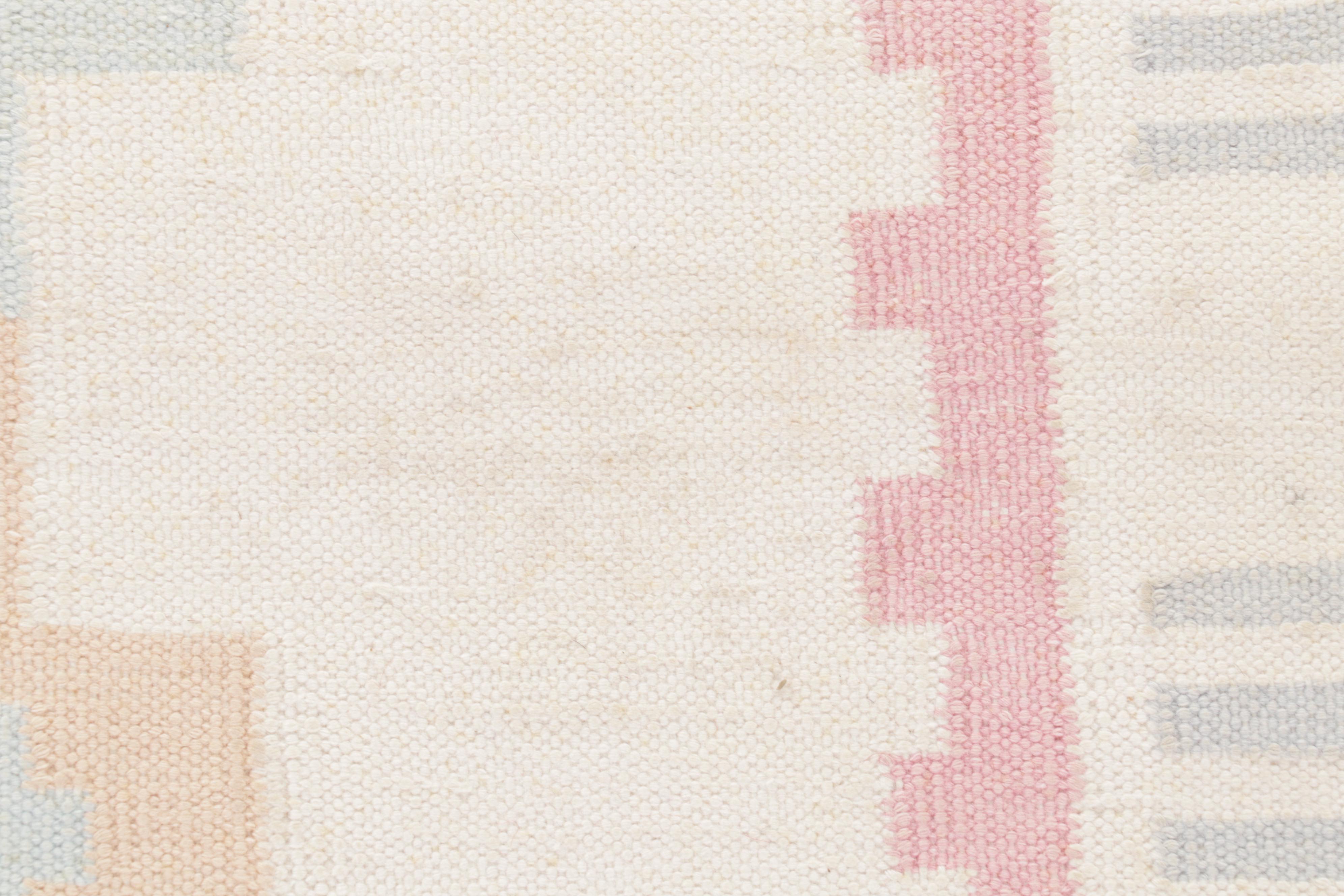 2'6 x 3'10 Handwoven Indian Dhurrie Accent Rug, 2010s