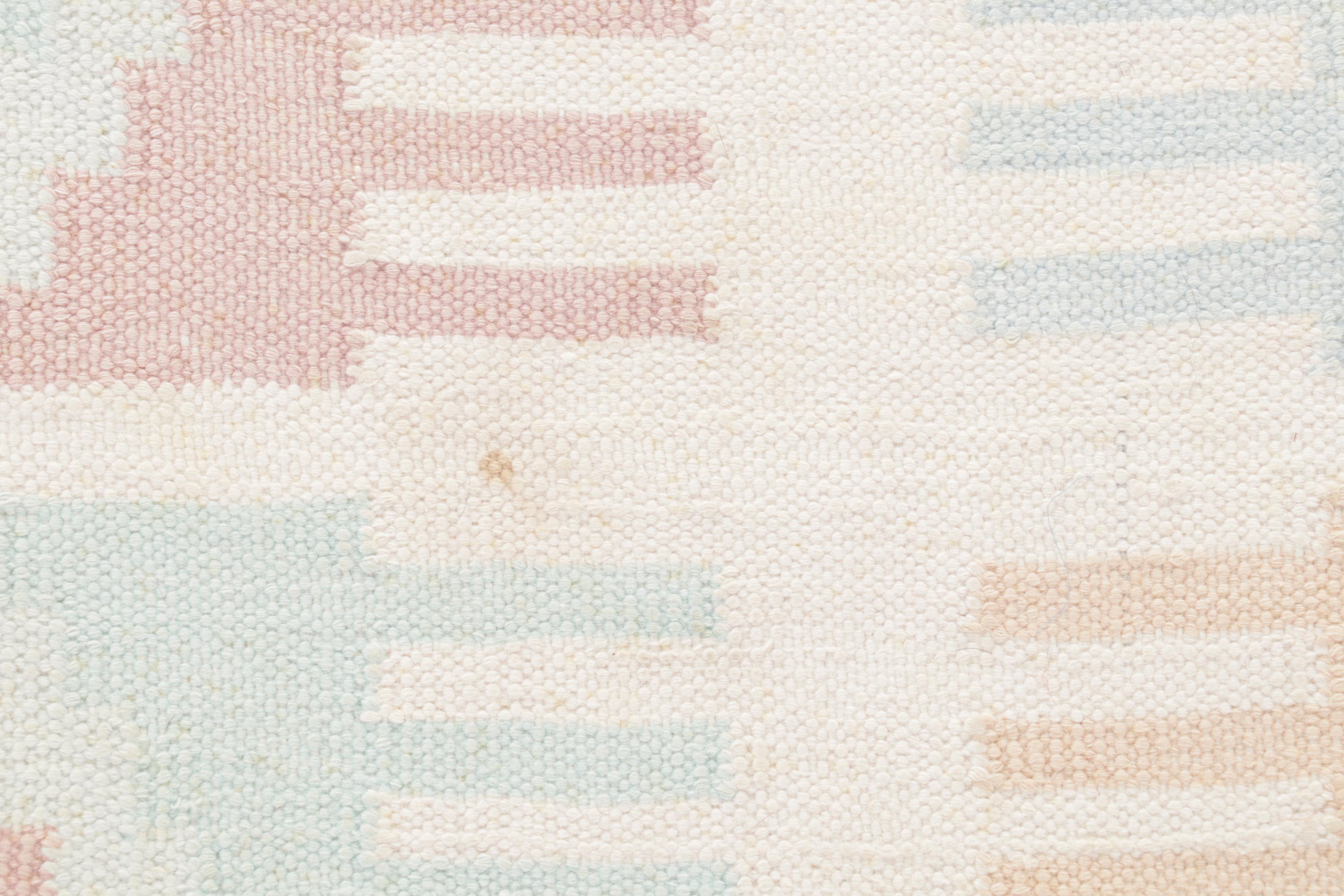 2'6 x 3'10 Handwoven Indian Dhurrie Accent Rug, 2010s