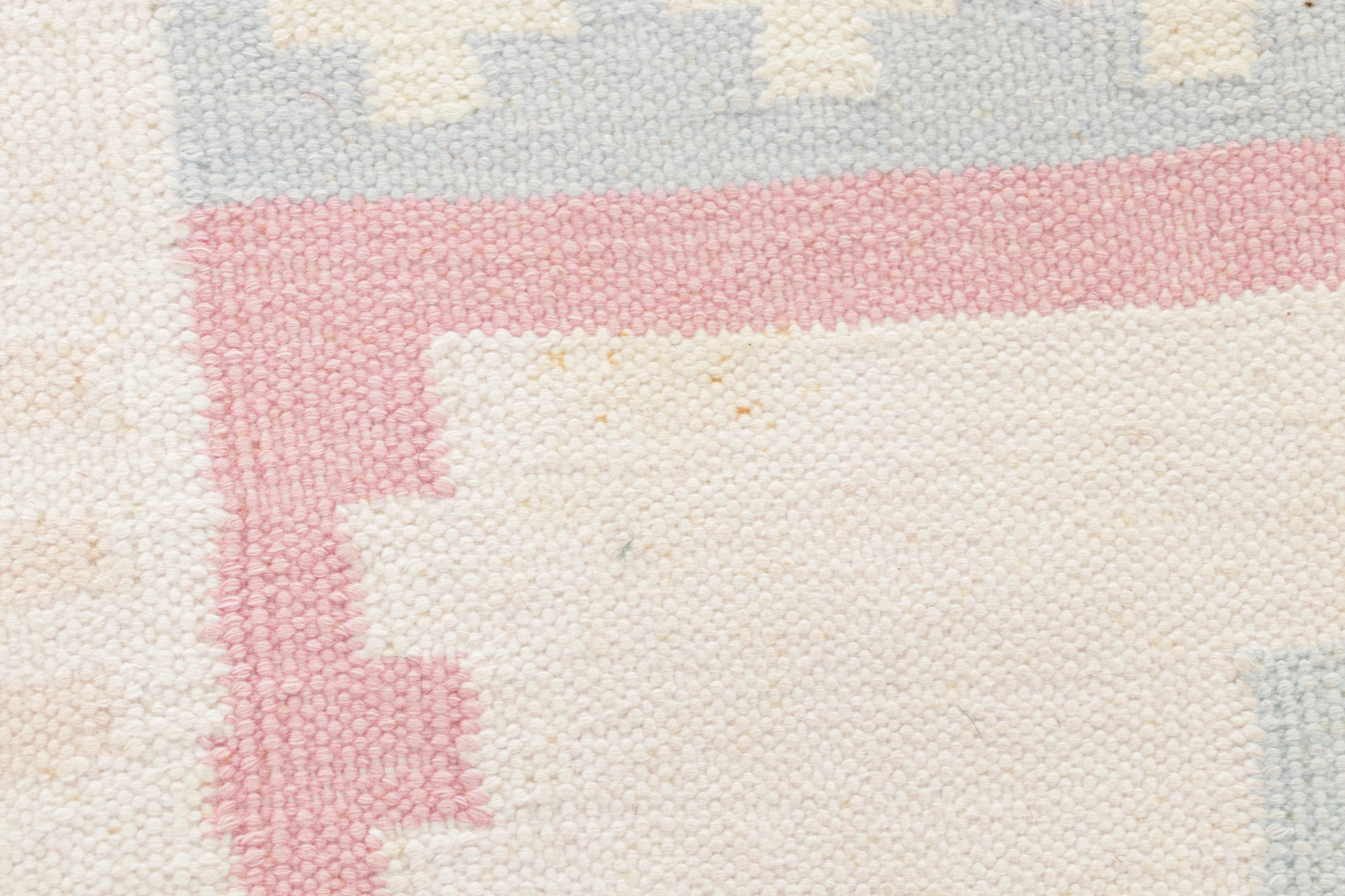 2'6 x 3'10 Handwoven Indian Dhurrie Accent Rug, 2010s