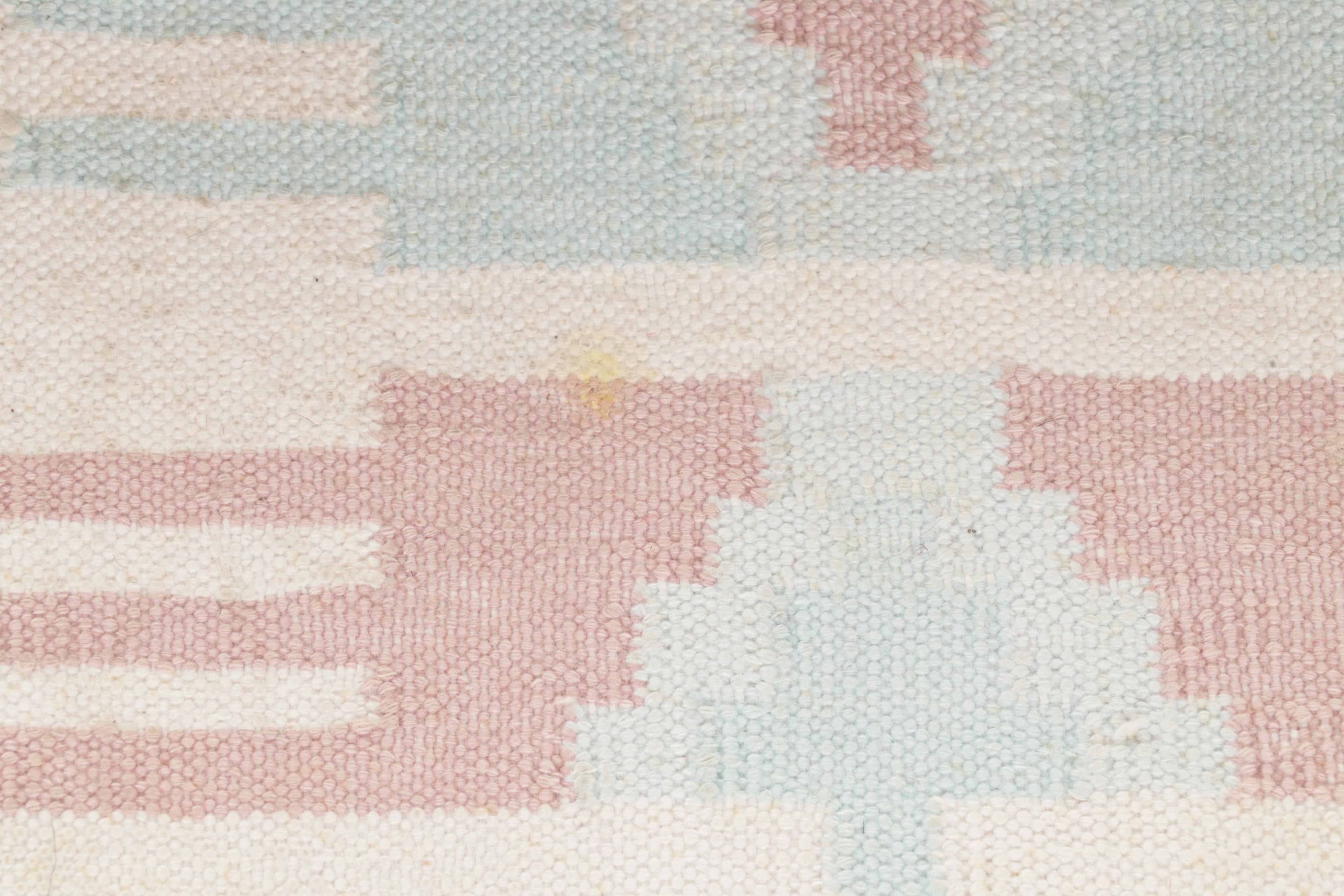 2'6 x 3'10 Handwoven Indian Dhurrie Accent Rug, 2010s