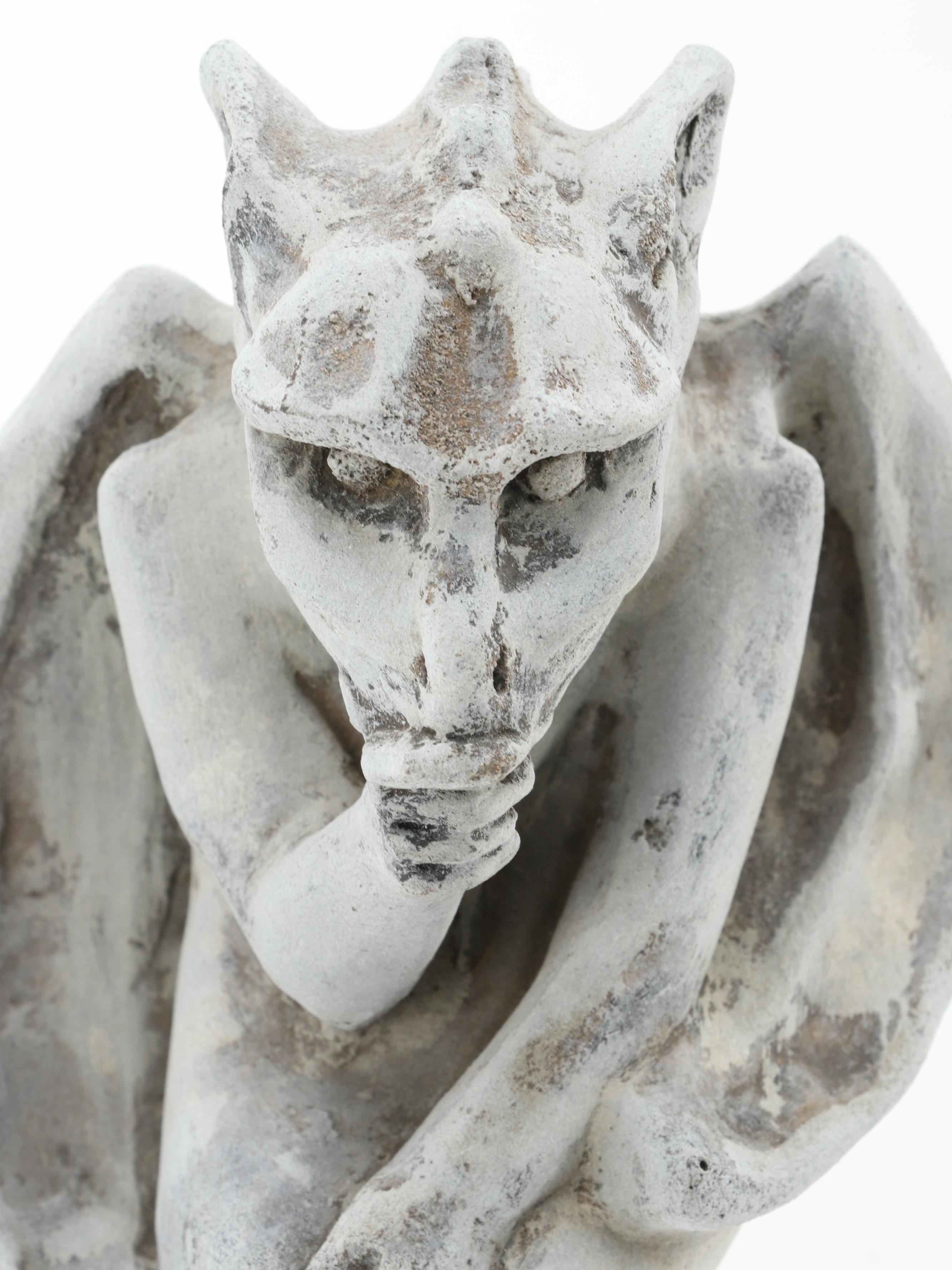 Brass Incense Jar, Bud Vase, "Baby Goyle" Gargoyle and Decorative Cauldrons