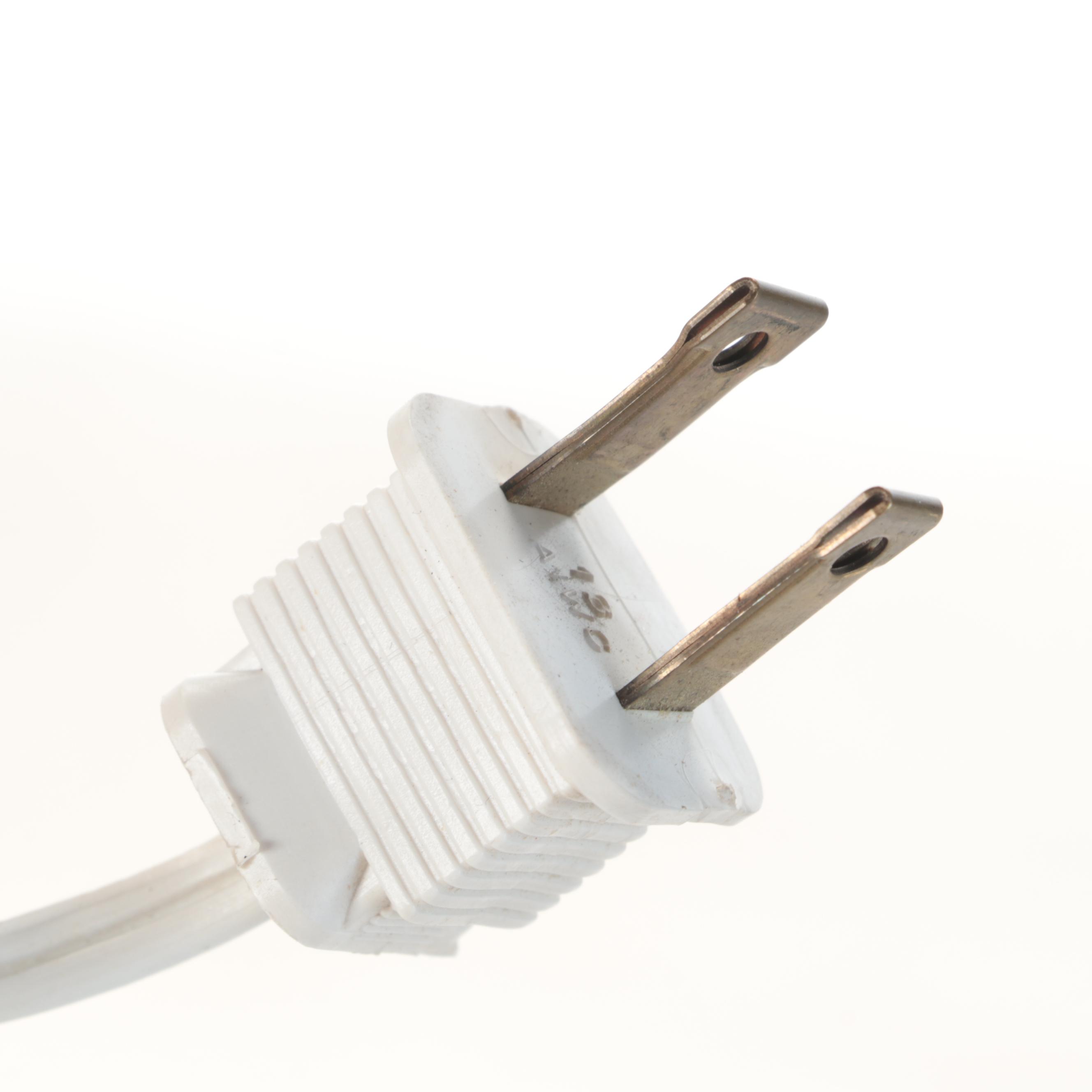 Pressed Glass and Brass Cylinder Table Lamps, Late 20th Century