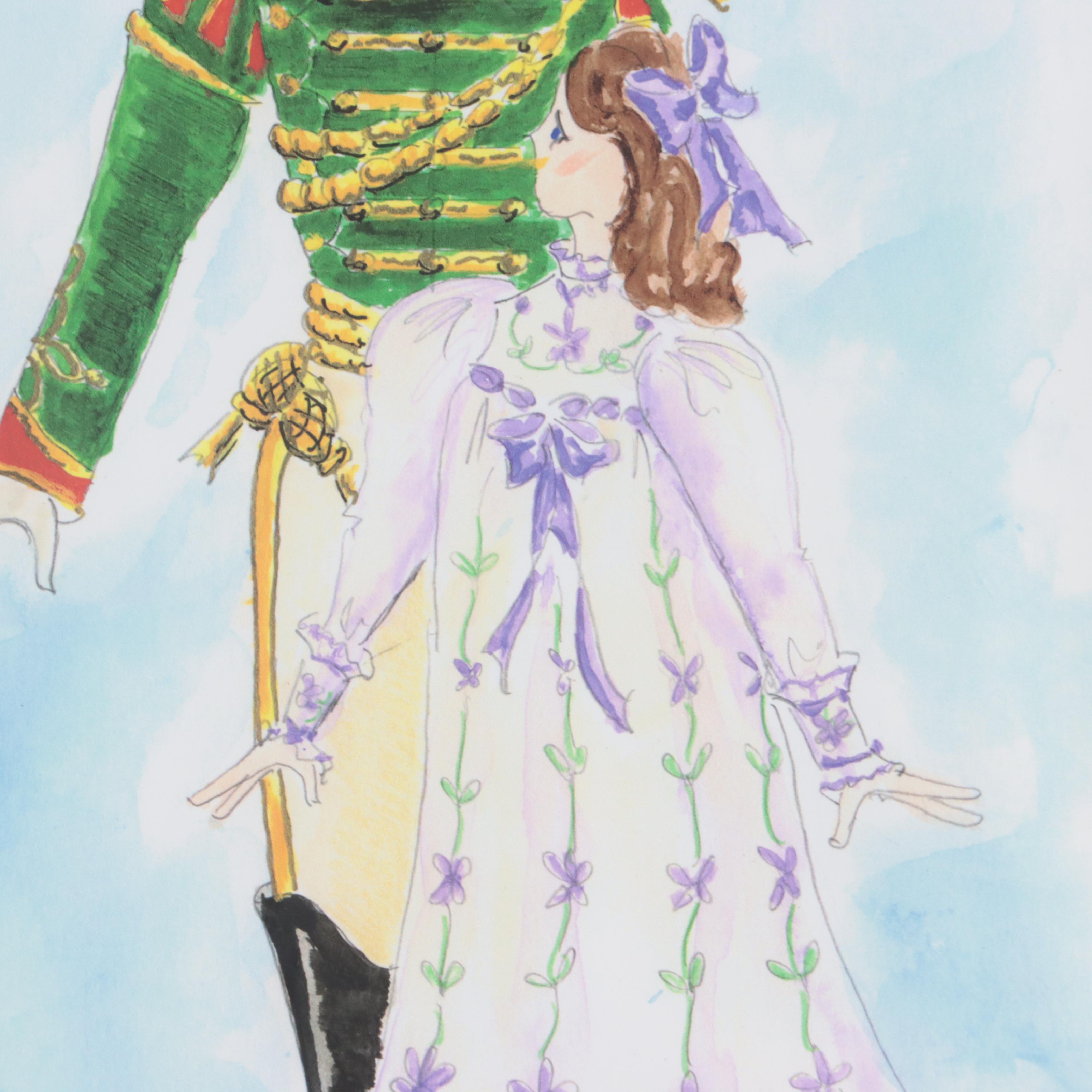 Giclée for Dayton Ballet's "The Nutcracker," 2003