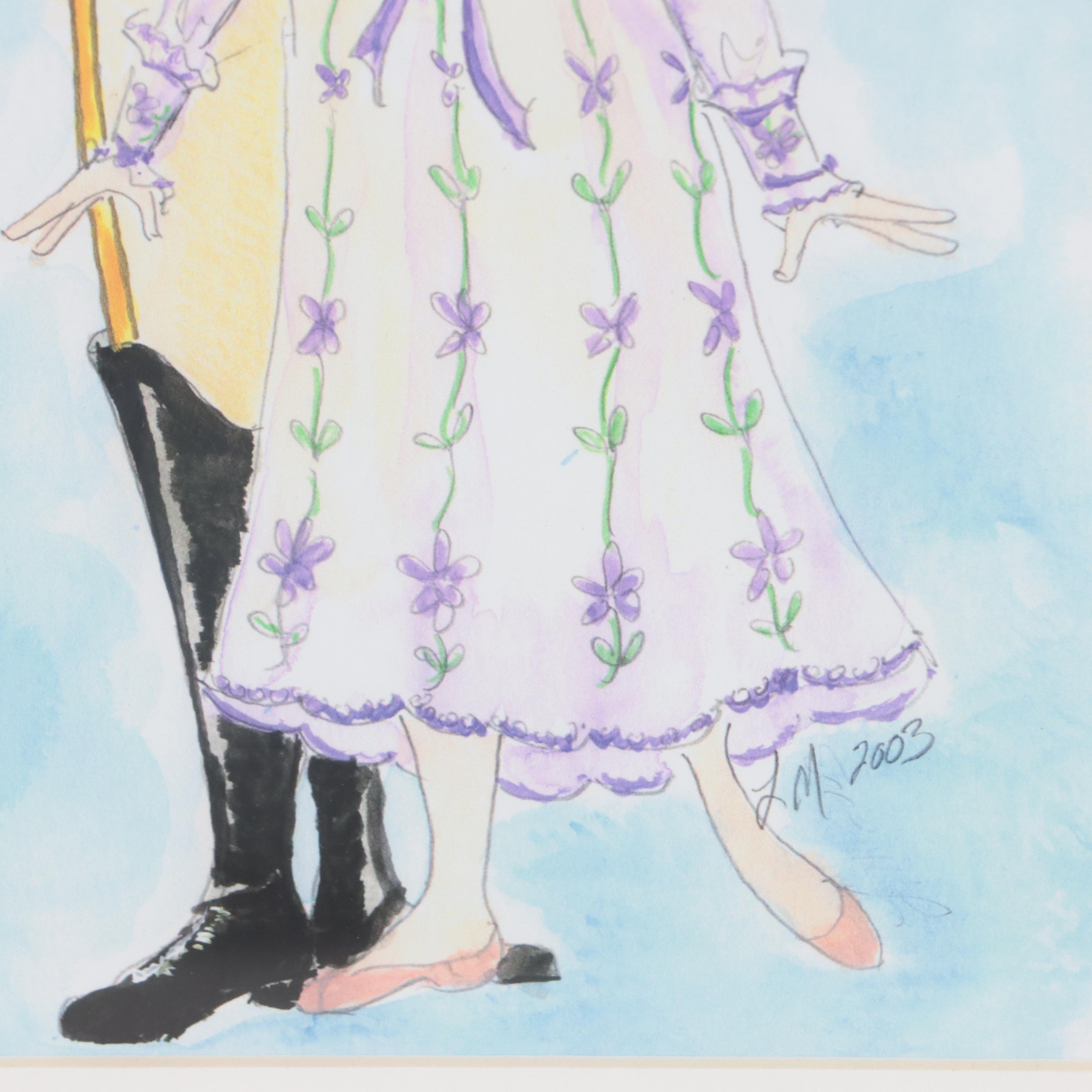 Giclée for Dayton Ballet's "The Nutcracker," 2003