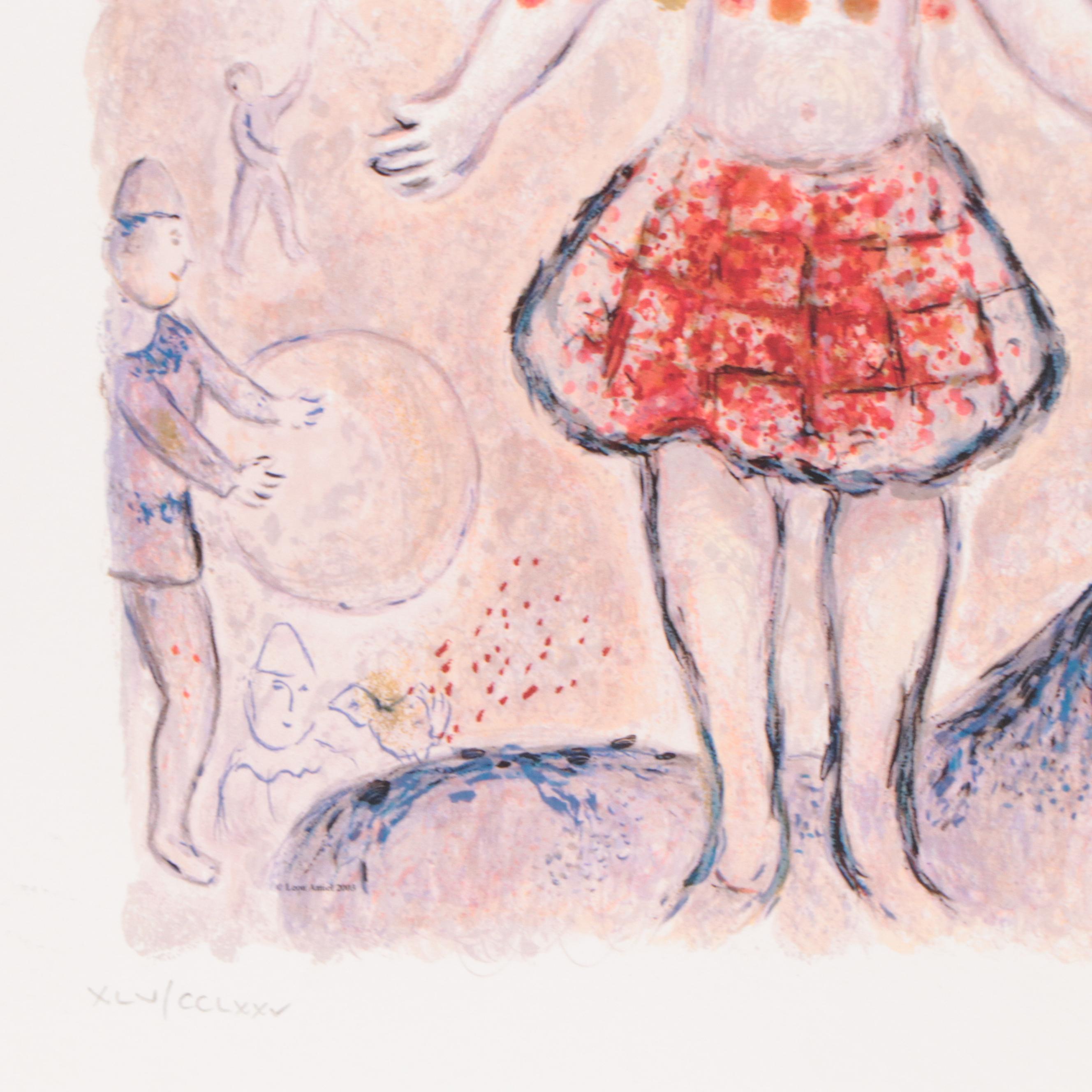 Giclée After Marc Chagall "Dance and Flutist"