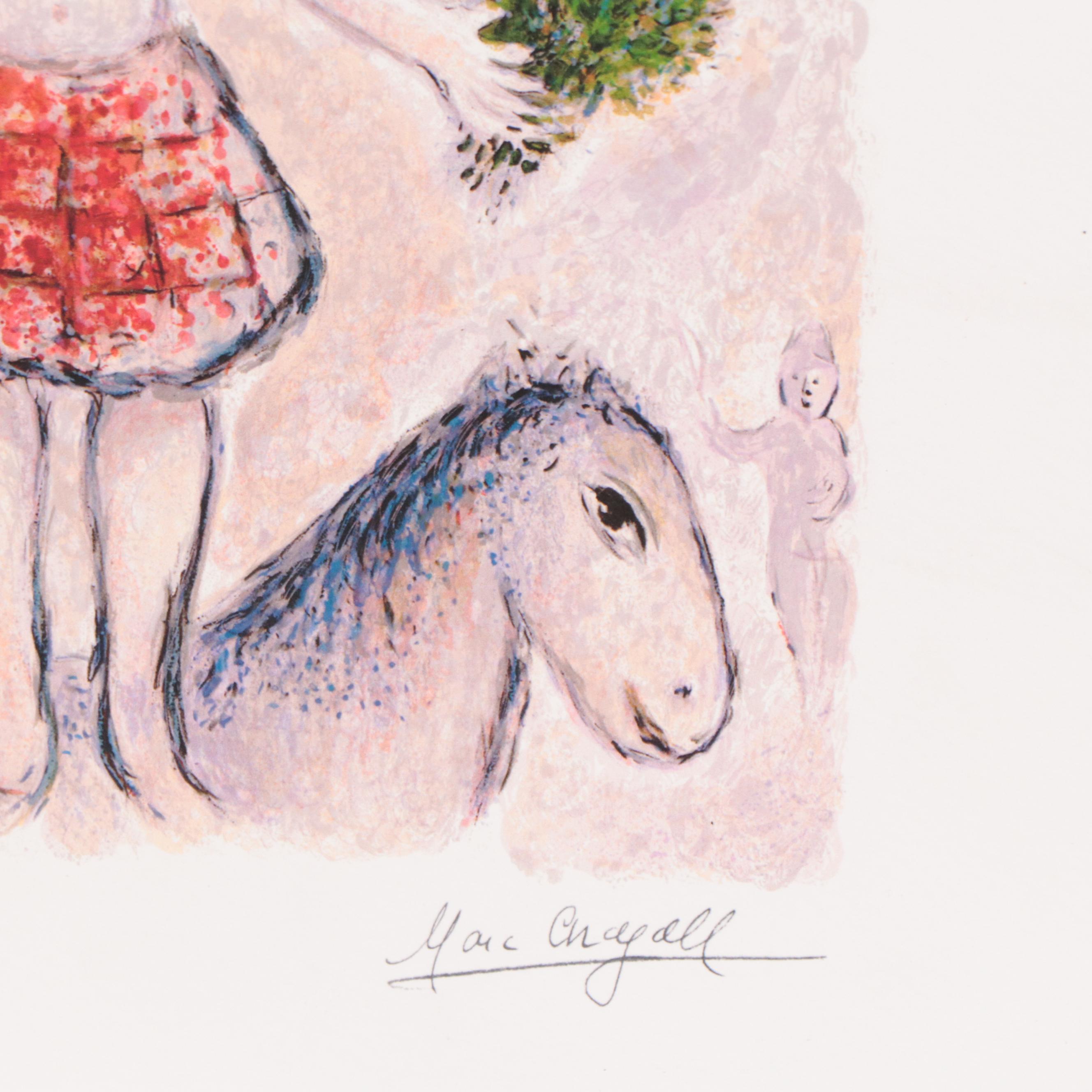 Giclée After Marc Chagall "Dance and Flutist"