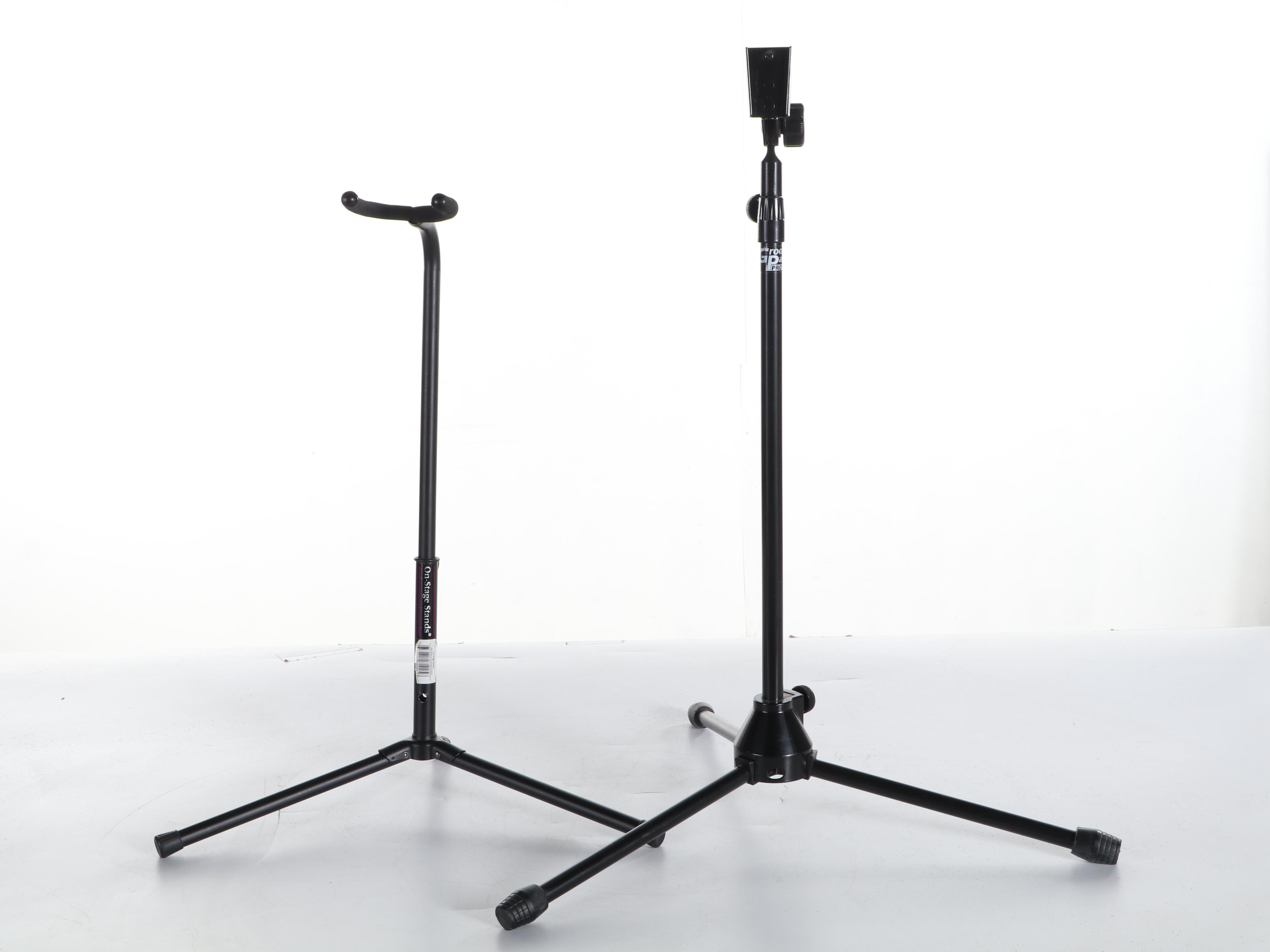 On Stage Stands Folding Amp and Guitar Stands with Groove Pak Stand