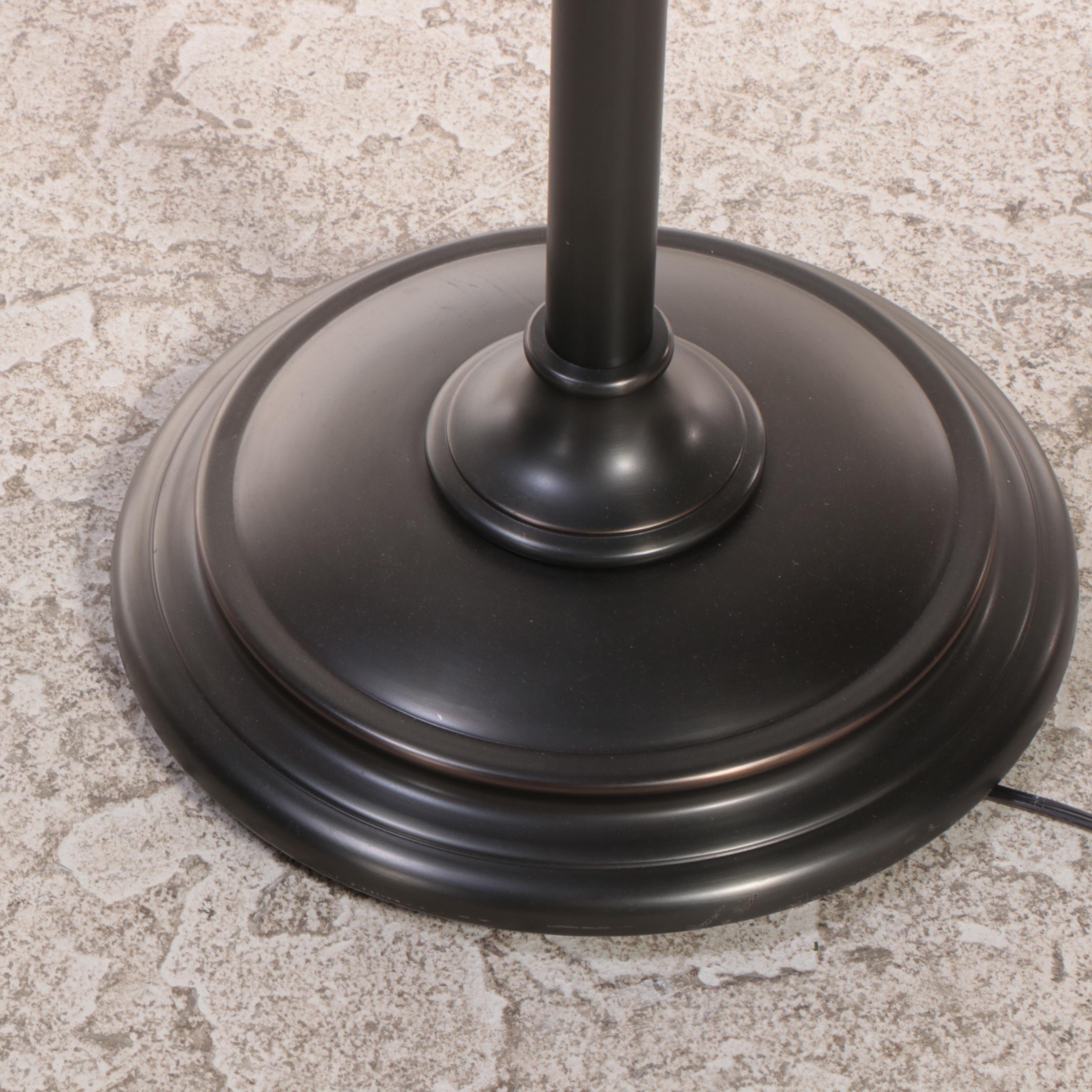 Pottery Barn "Chelsea" Bronze-Finished Steel and Aluminum Adjustable Floor Lamp