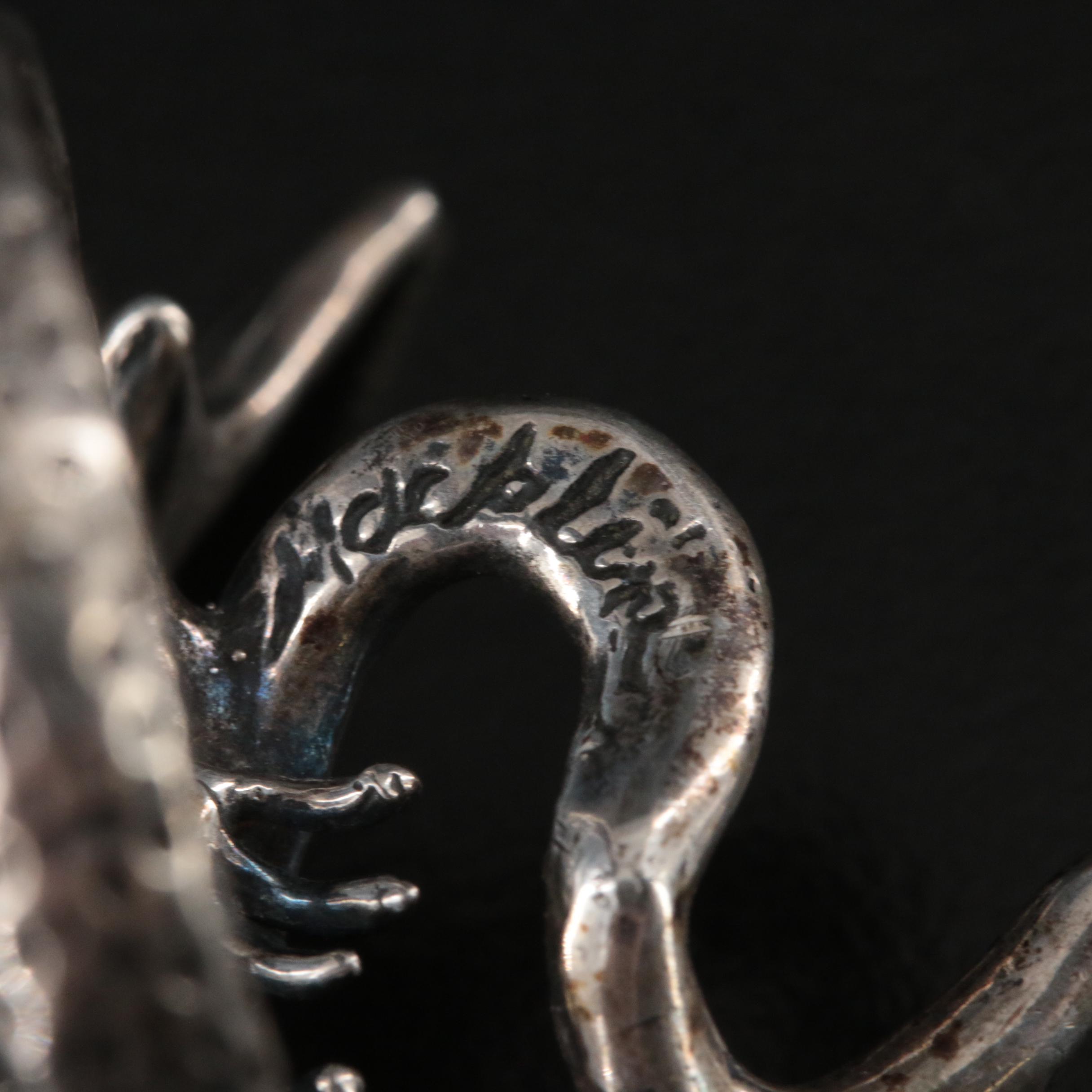 Scott Macklin Sterling Figural Dragon Ring