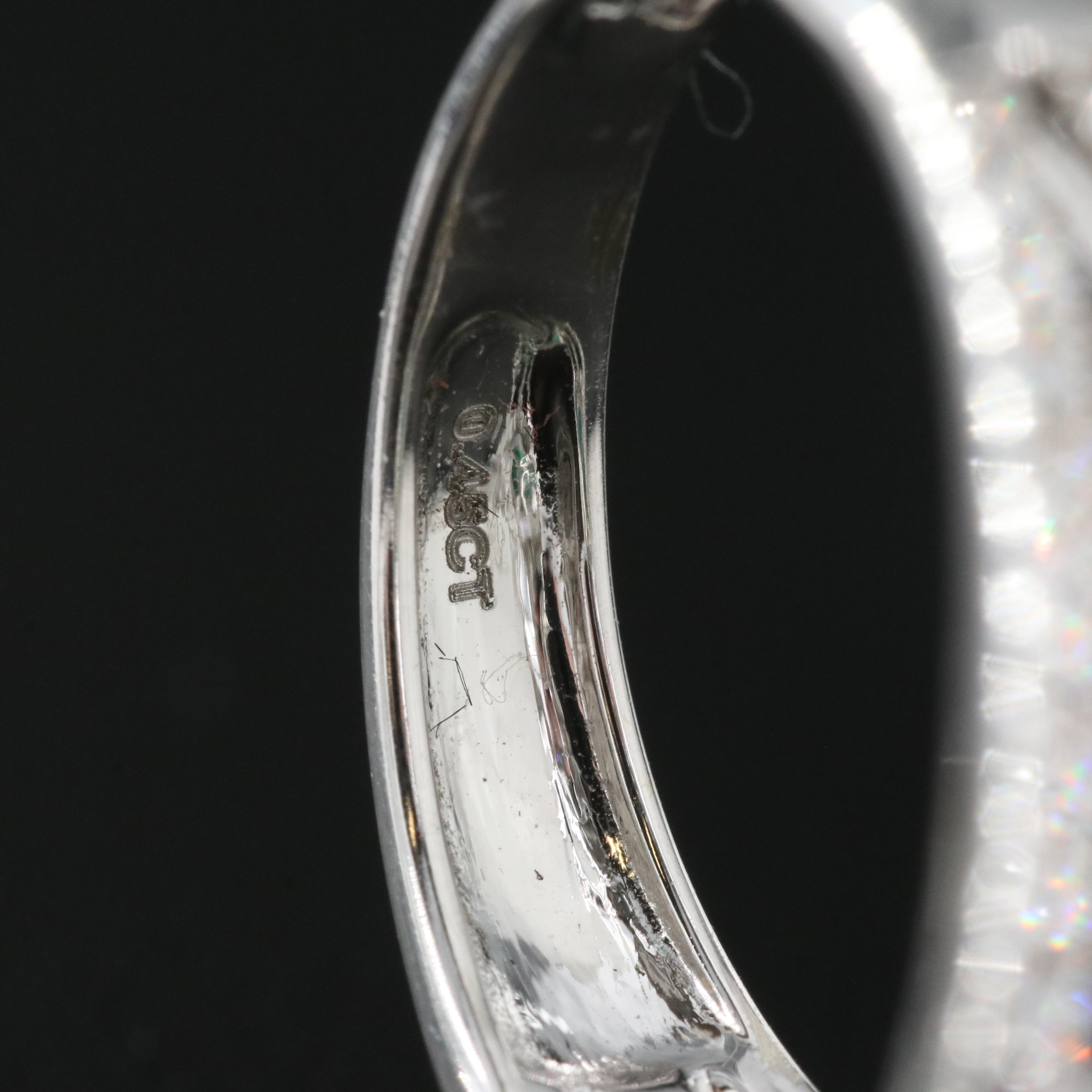 14K 1.79 CT Emerald and Diamond Ring