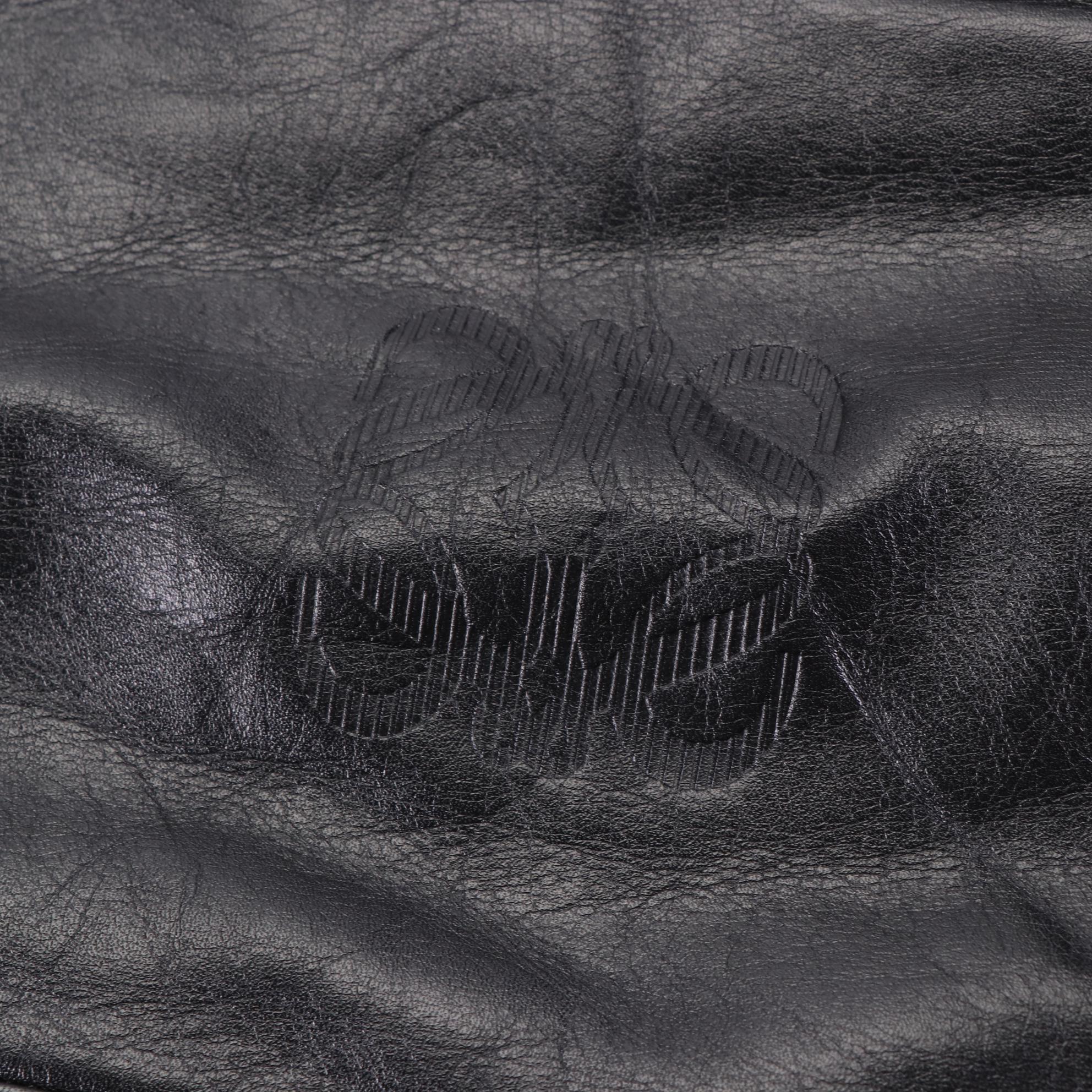 Loewe Large Travel Tote Bag in Black Leather