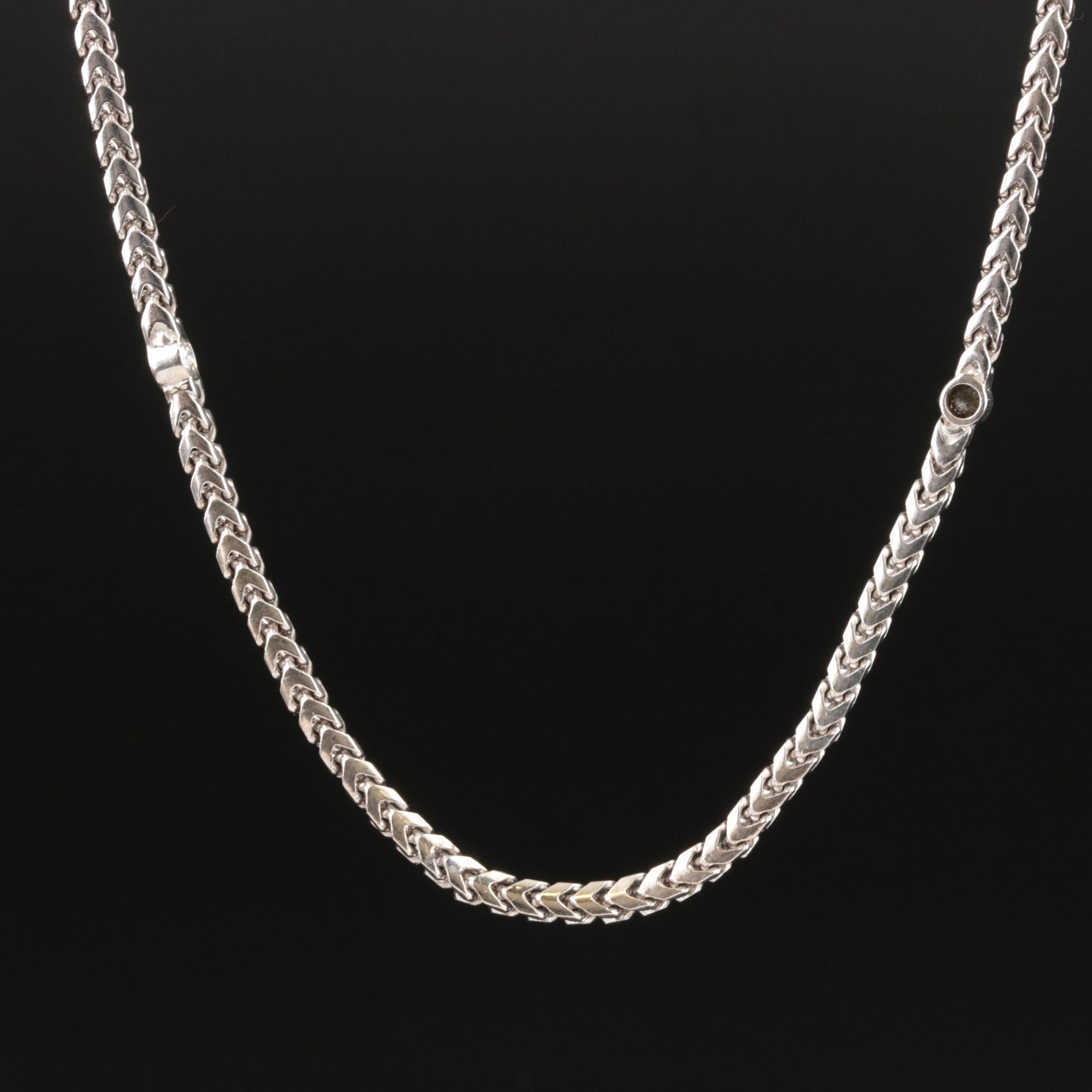 Italian 14K 0.36 CTW Diamond Station Necklace