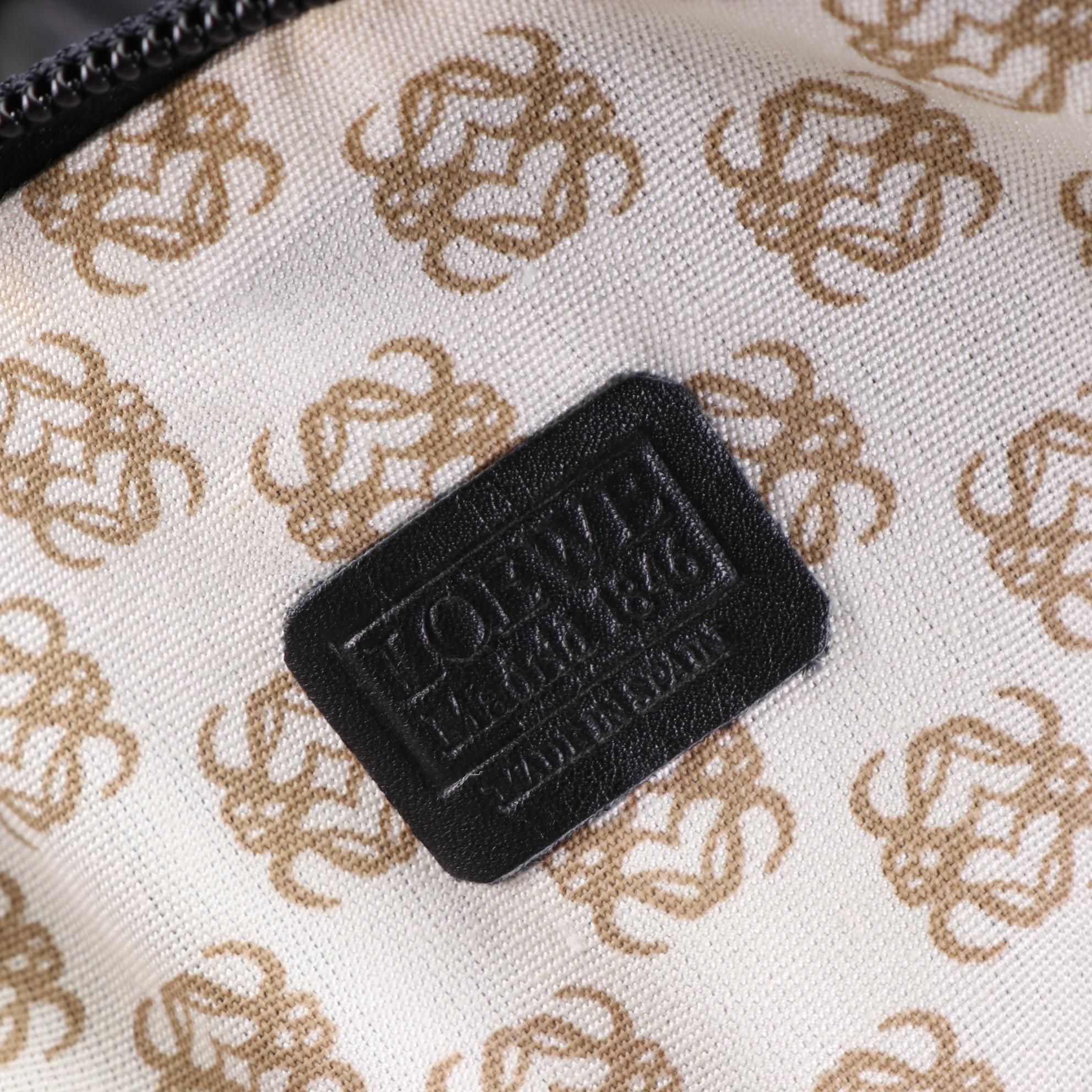 Loewe Large Travel Tote Bag in Black Leather