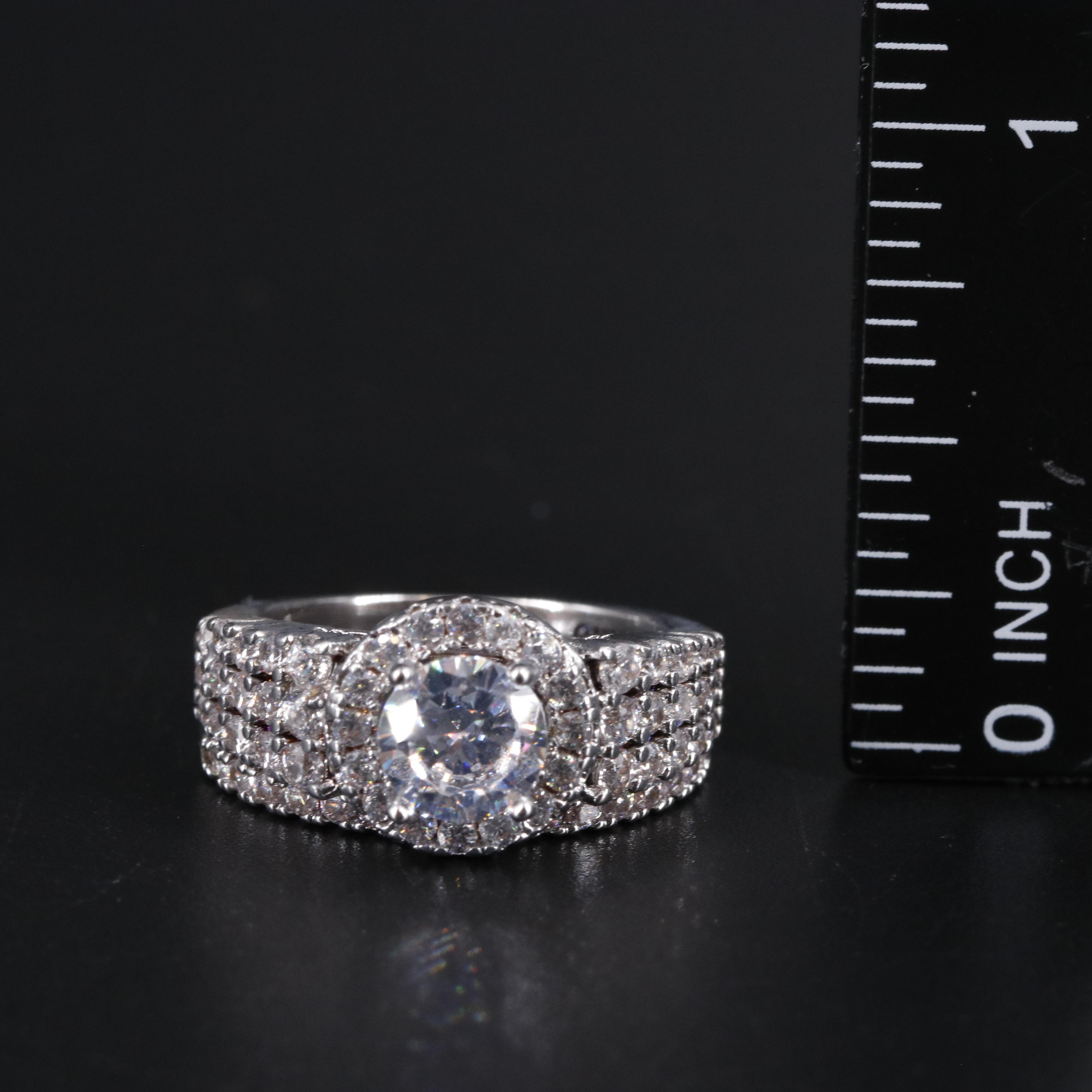 Cubic Zirconia Ring Set