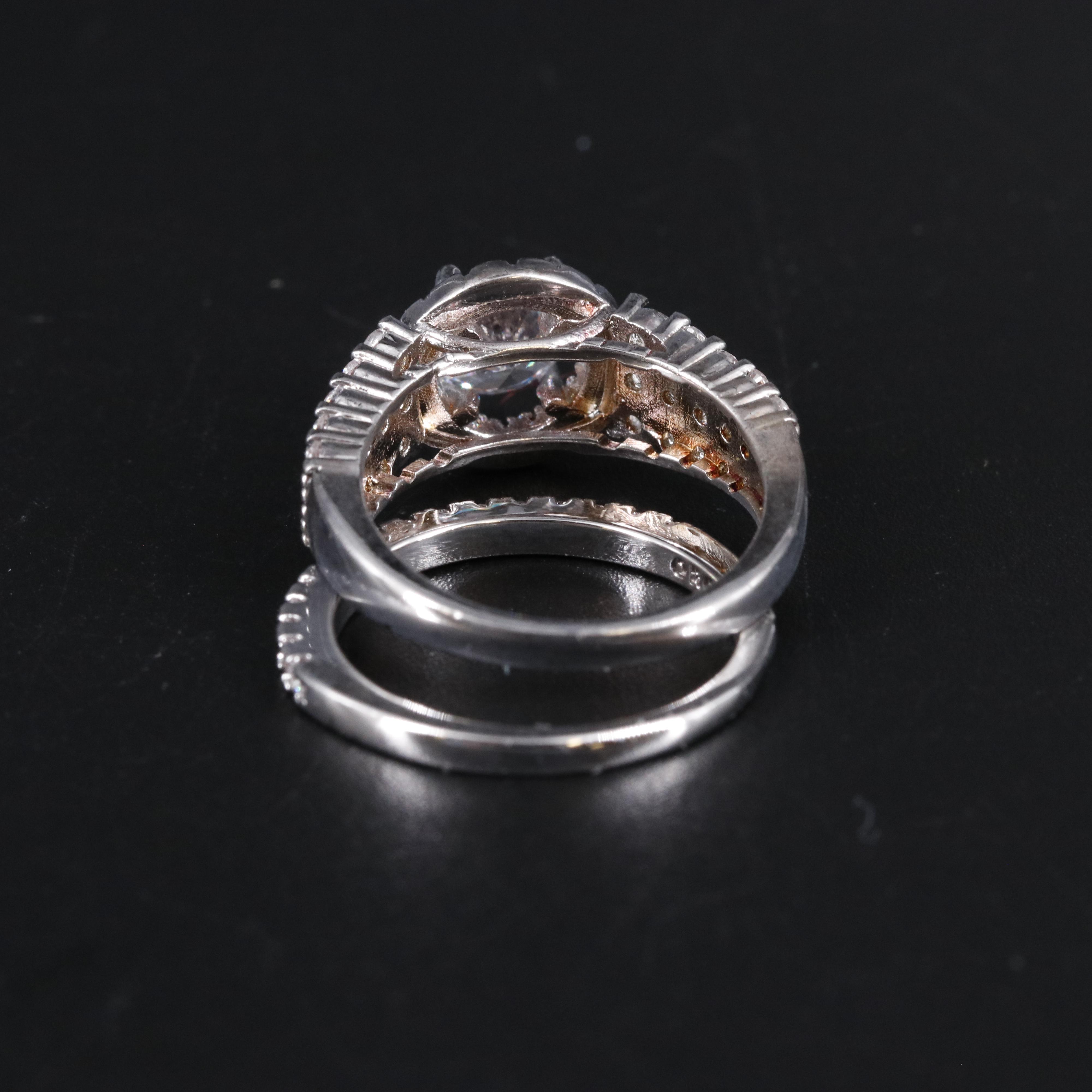 Cubic Zirconia Ring Set