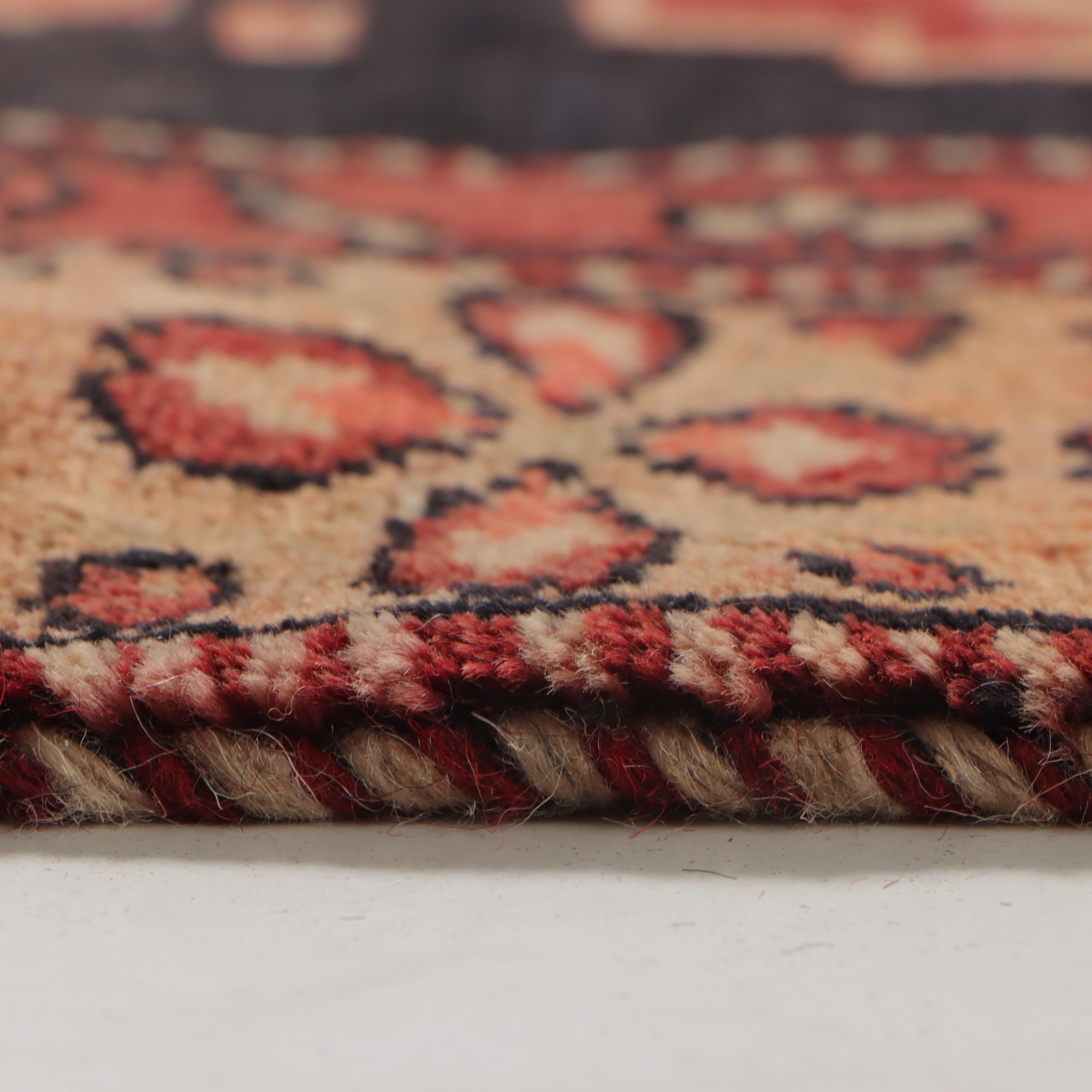 3'7 x 9'9 Hand-Knotted Persian Kurdish Long Rug