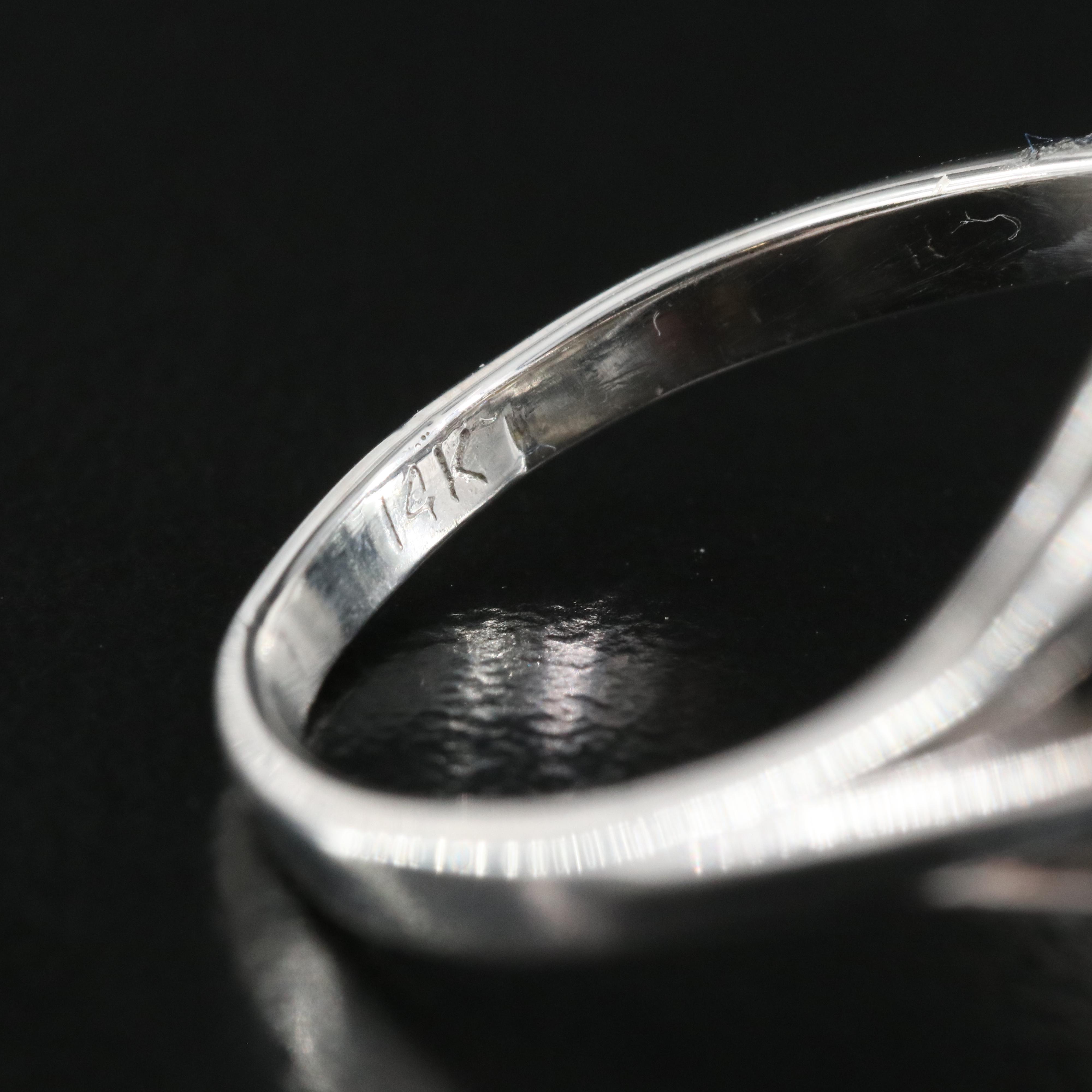 14K Pearl, Sapphire and Diamond Ring