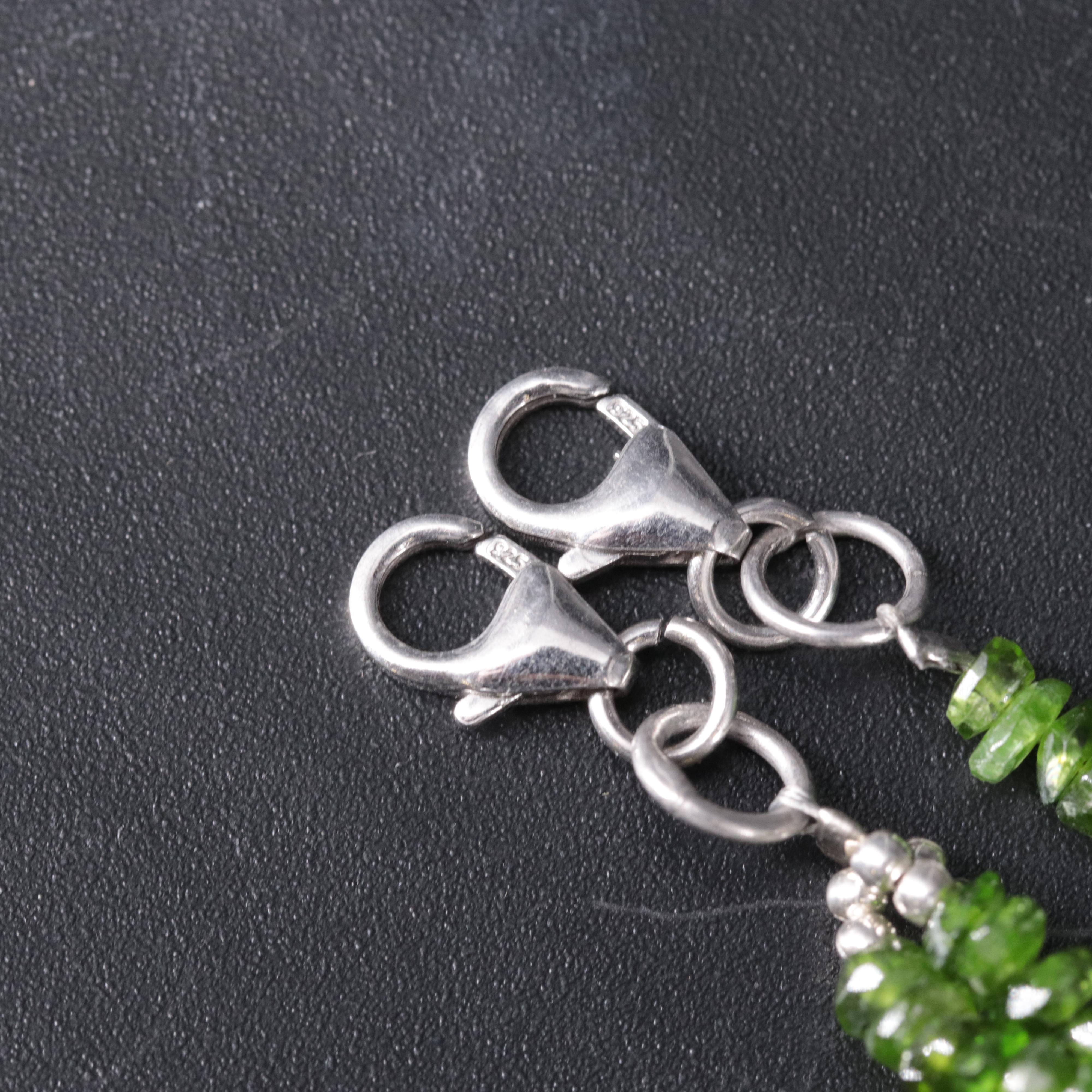 Sterling Gemstone Bracelet Collection