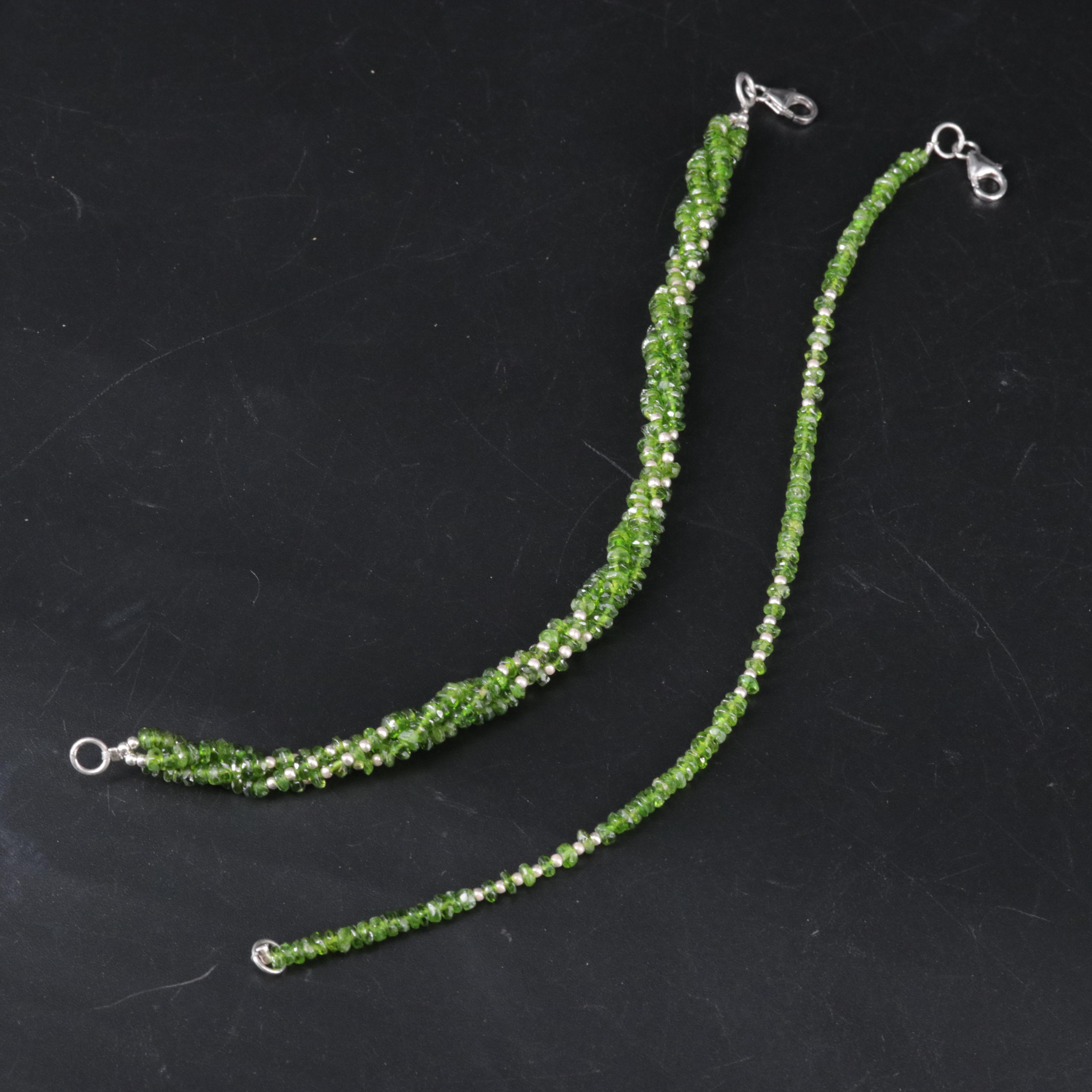 Sterling Gemstone Bracelet Collection