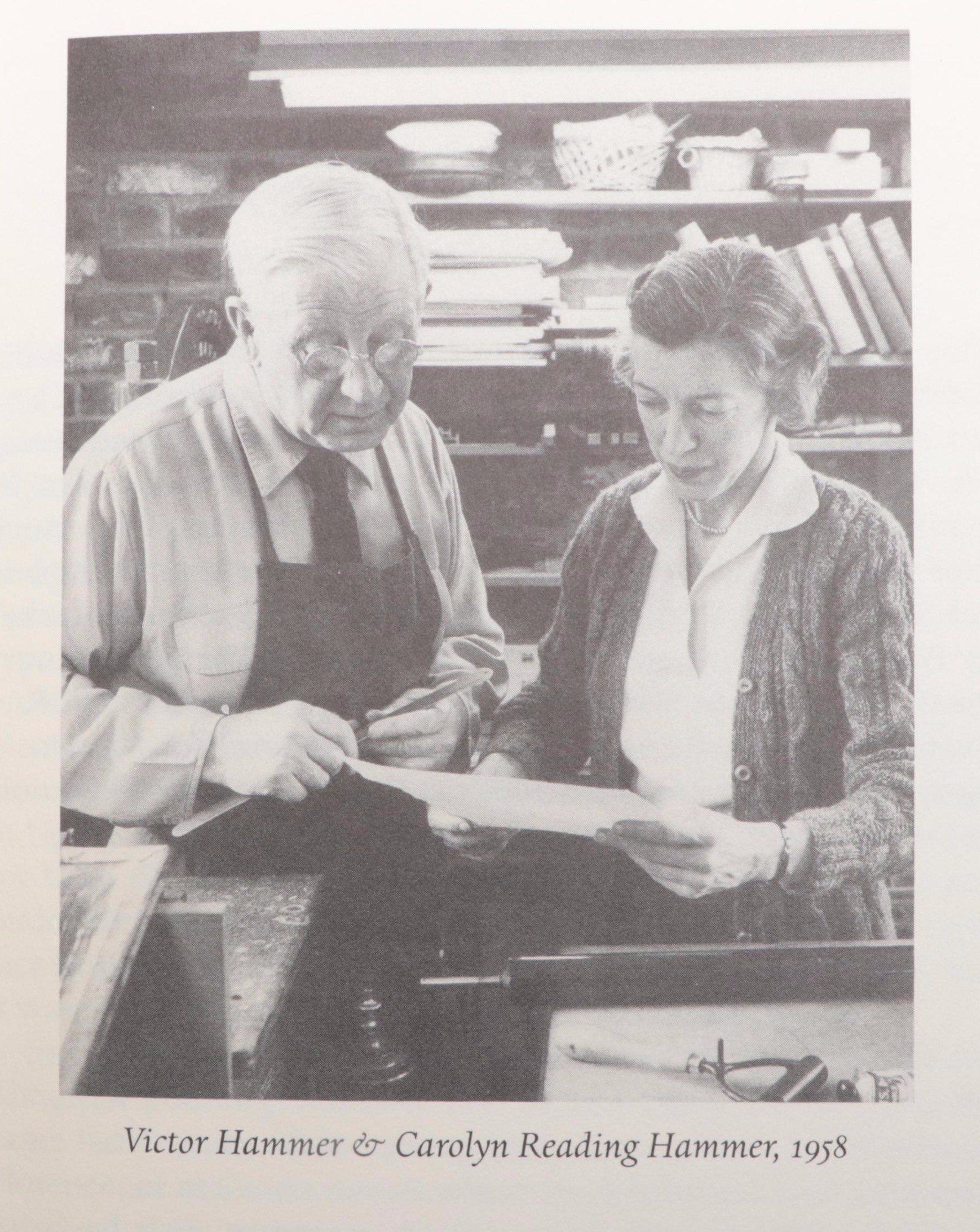 Handbound "Victor Hammer's Engravings and Woodcuts" and More Books