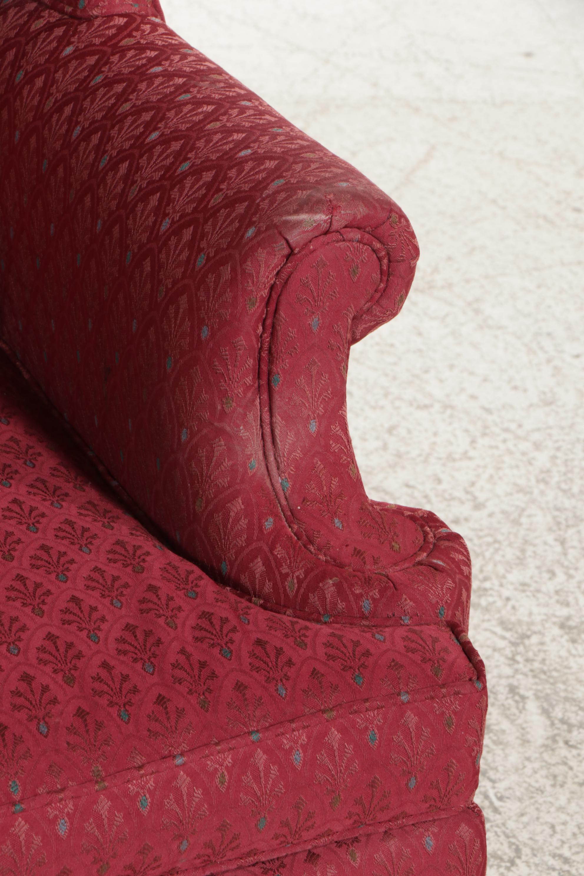 Sherrill Georgian Style Wingback Armchair, Late 20th Century