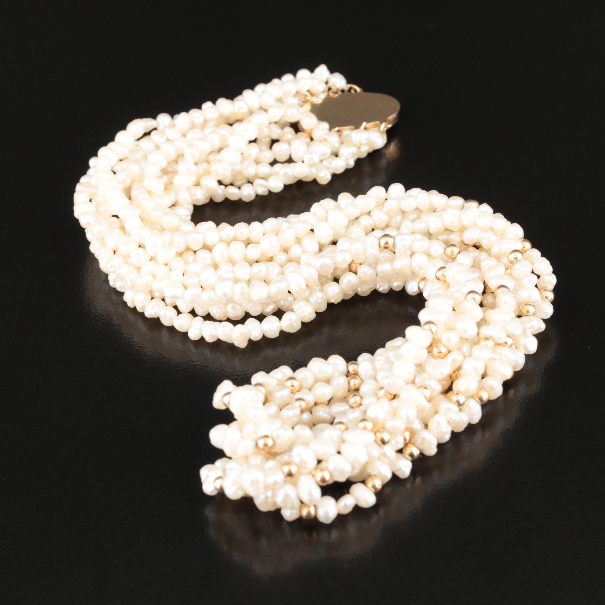 14K Baroque Pearl Torsade