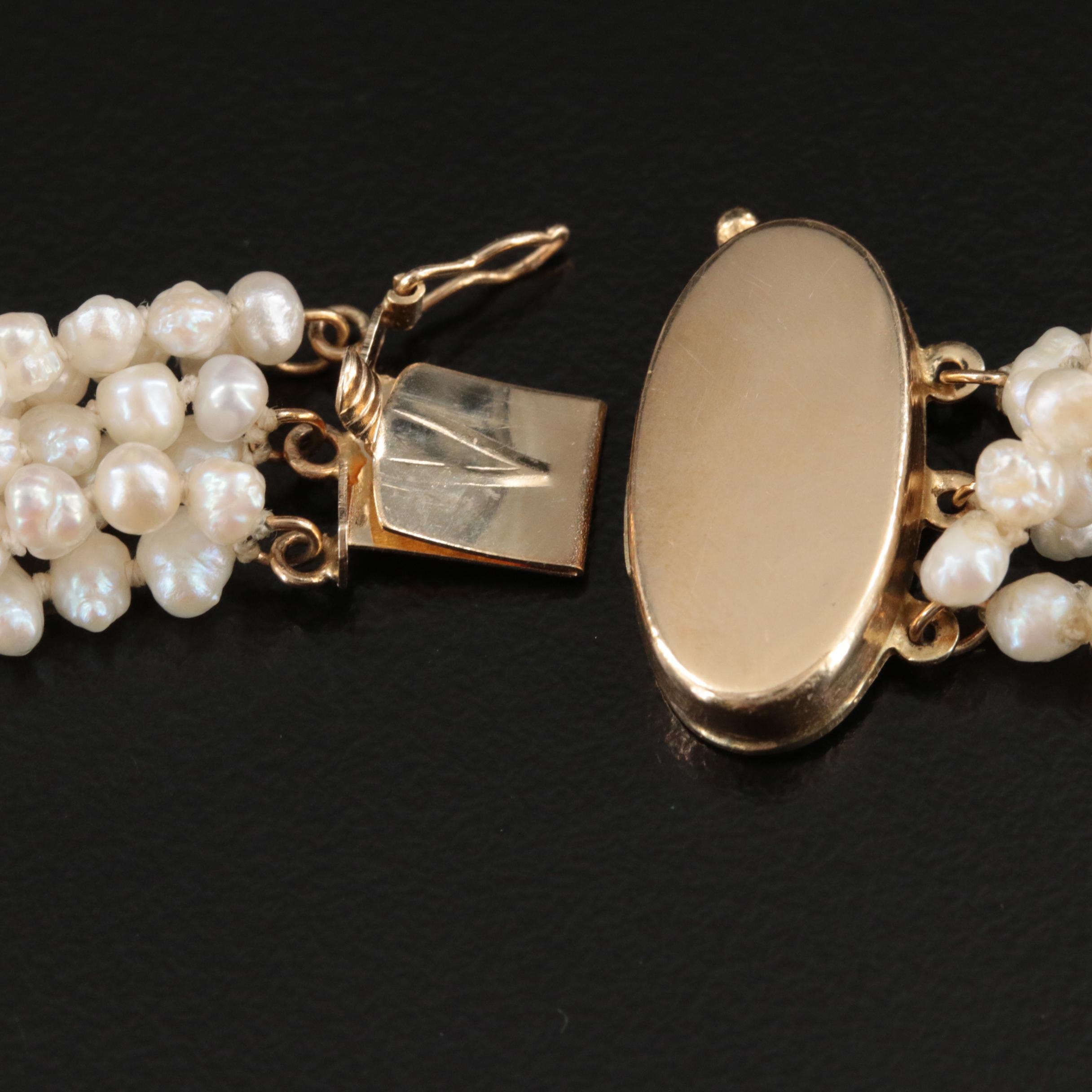 14K Baroque Pearl Torsade
