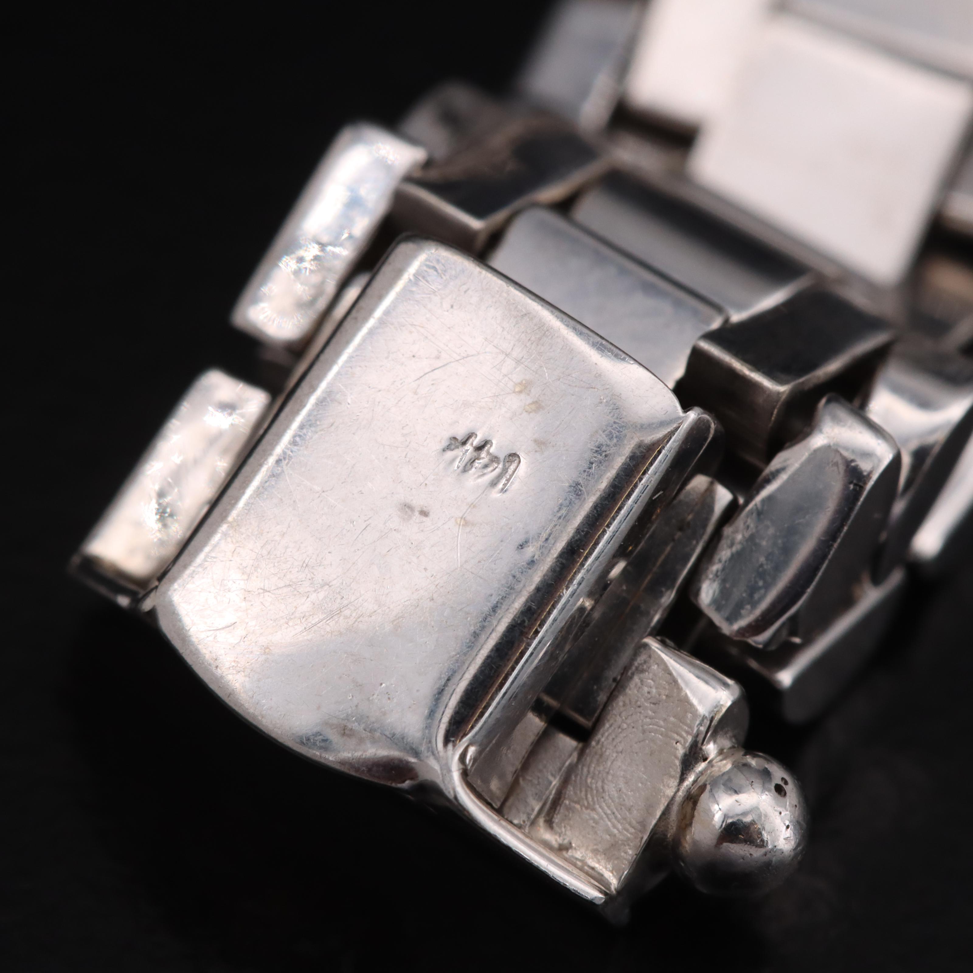 14K 1.52 CTW Diamond and Black Onyx Bar Bracelet