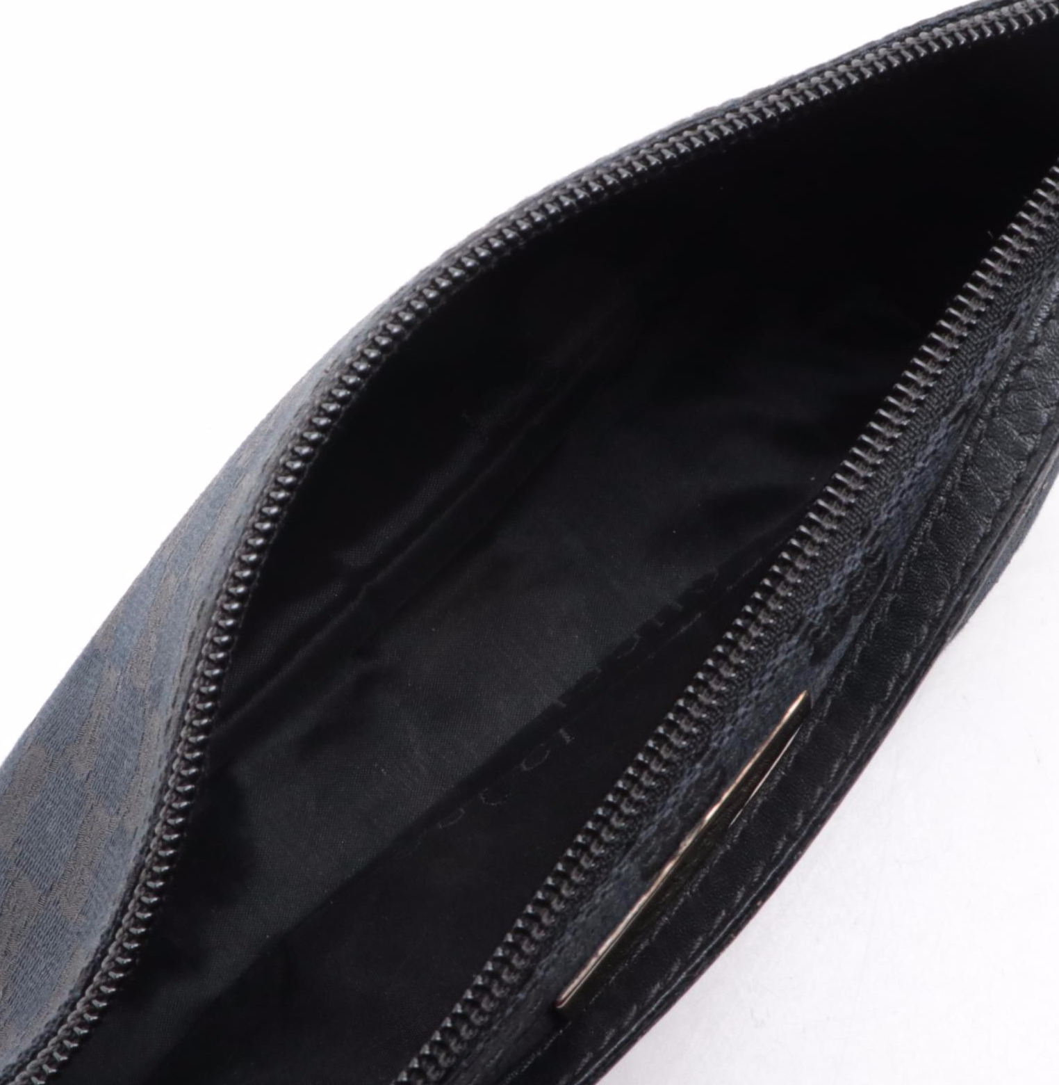 Gucci GG Canvas and Leather Handbag