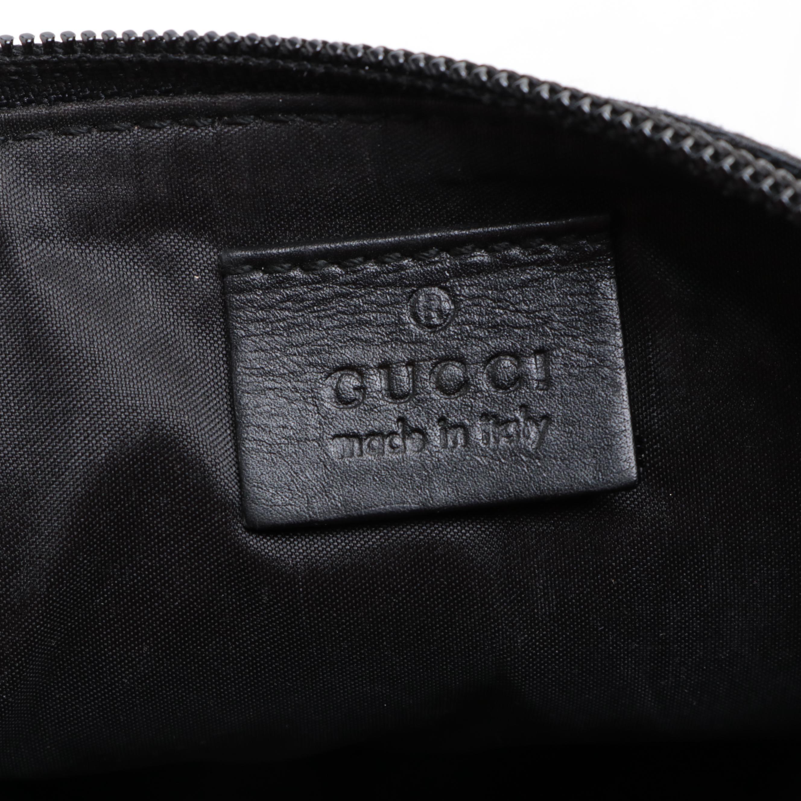 Gucci GG Canvas and Leather Handbag