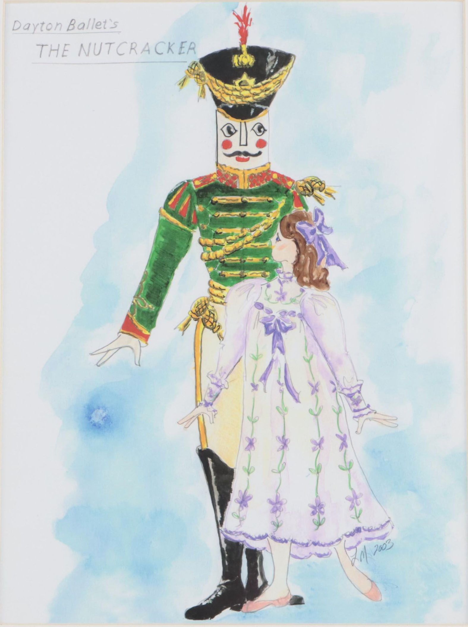 Giclée for Dayton Ballet's "The Nutcracker," 2003