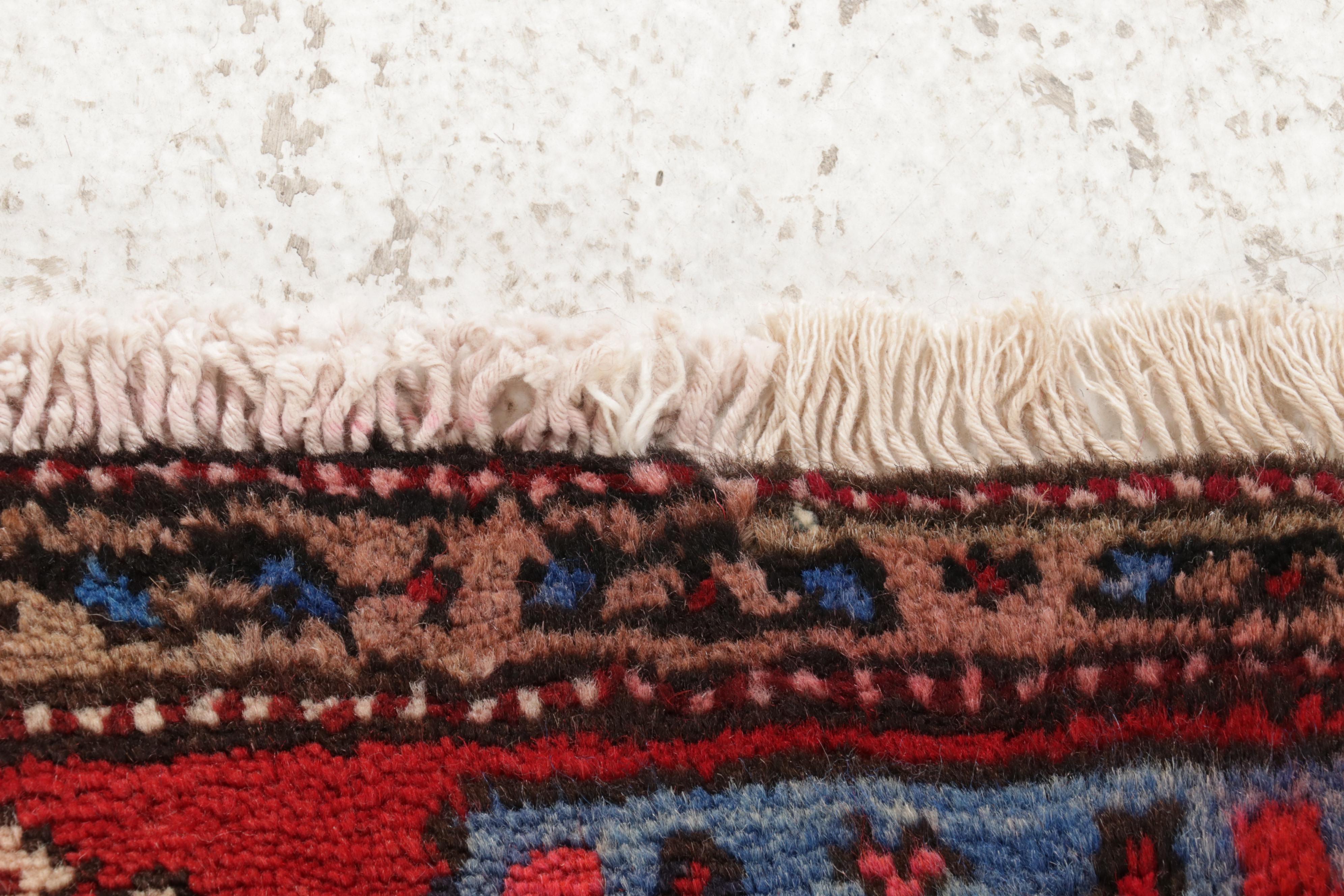 4'2 x 6'7 Hand-Knotted Persian Nahavand Area Rug, 1970s