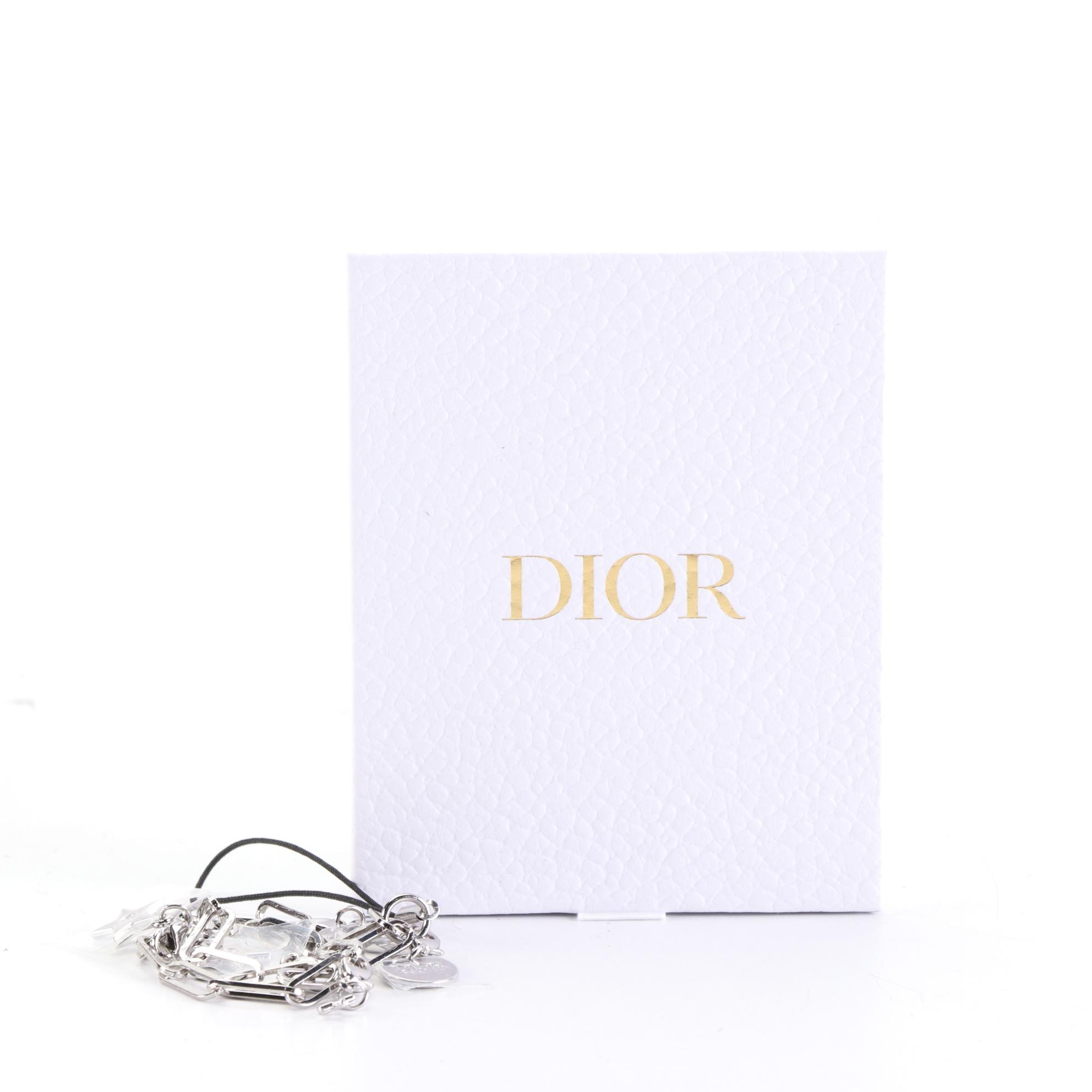Christian Dior Bijou Chain Link Phone Charm with Box