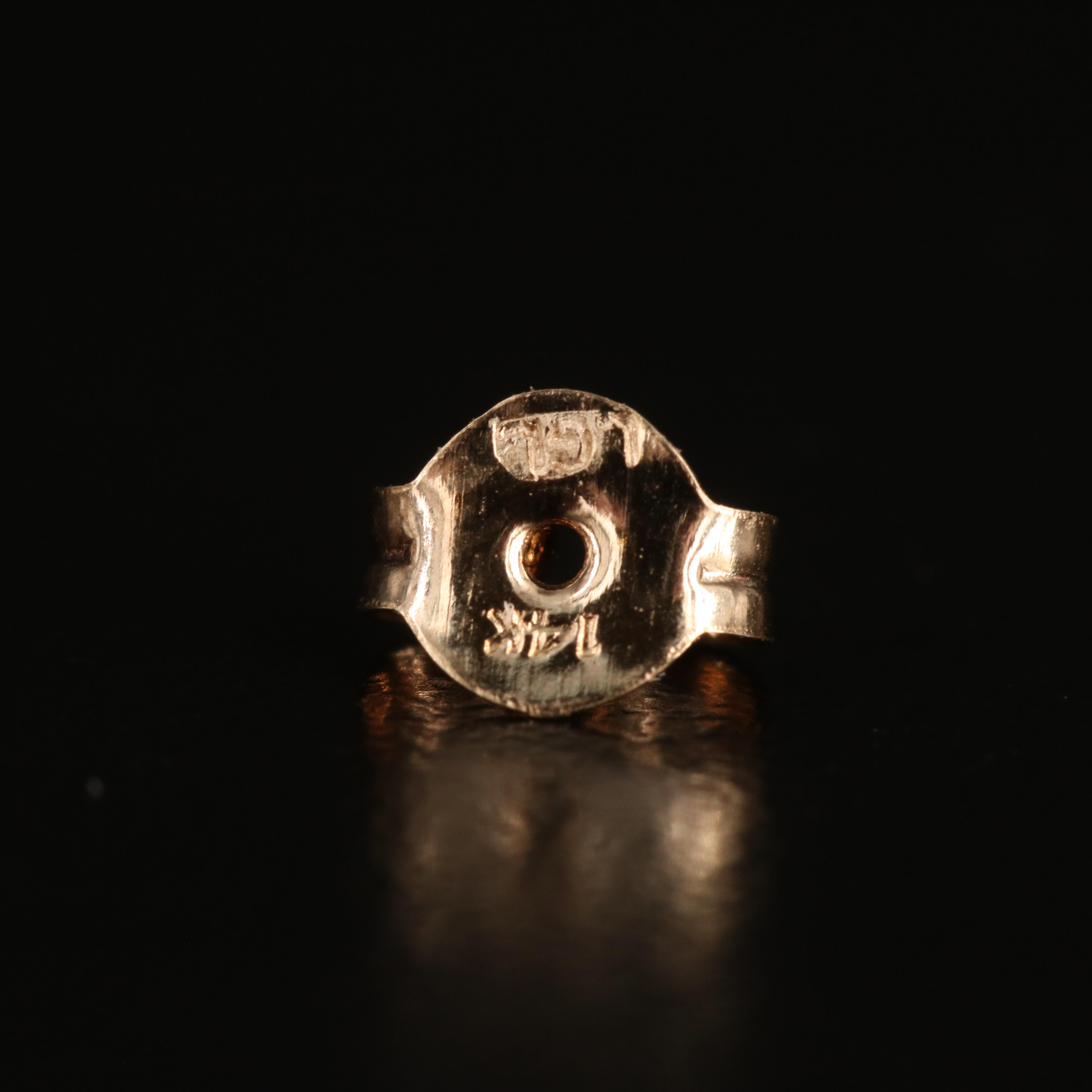 14K Ruby and Diamond Earrings