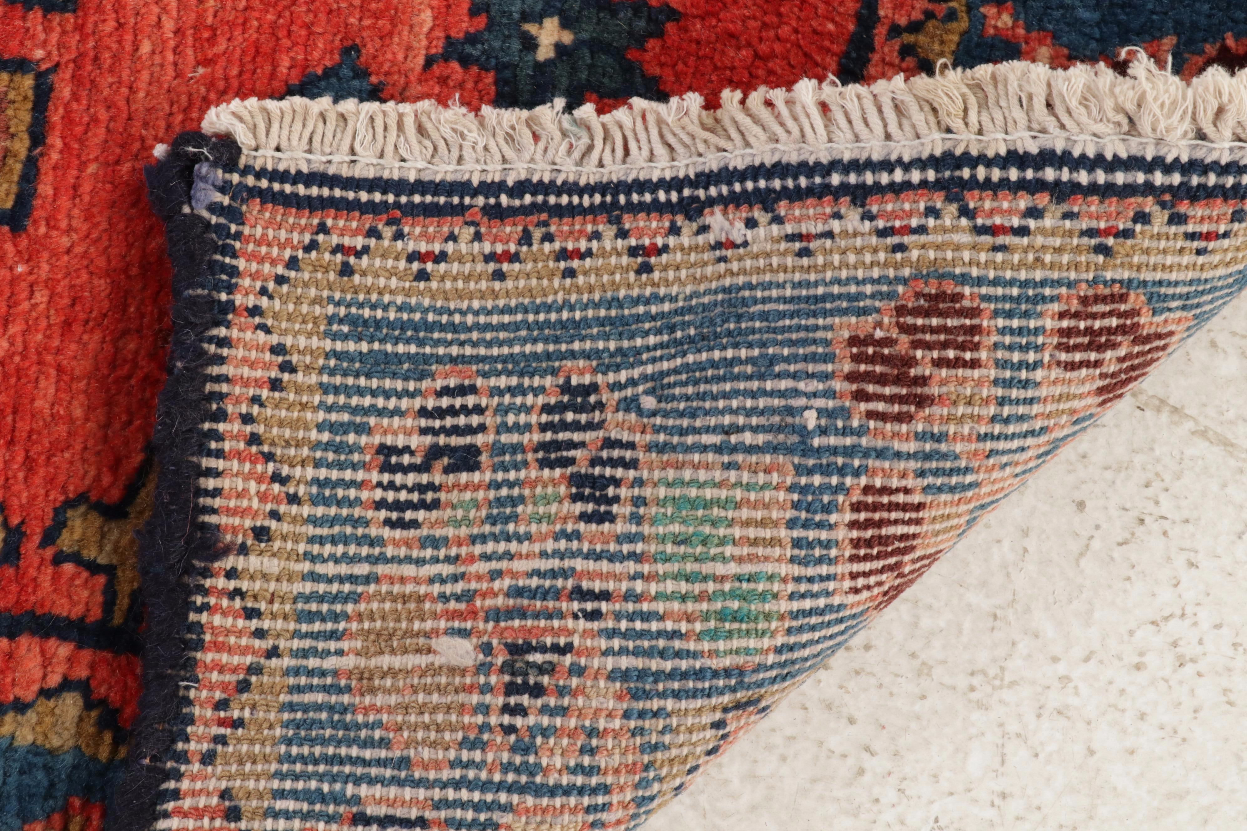 4' x 6'11 Hand-Knotted Persian Viss Mahal Pictorial Rug, 1970s