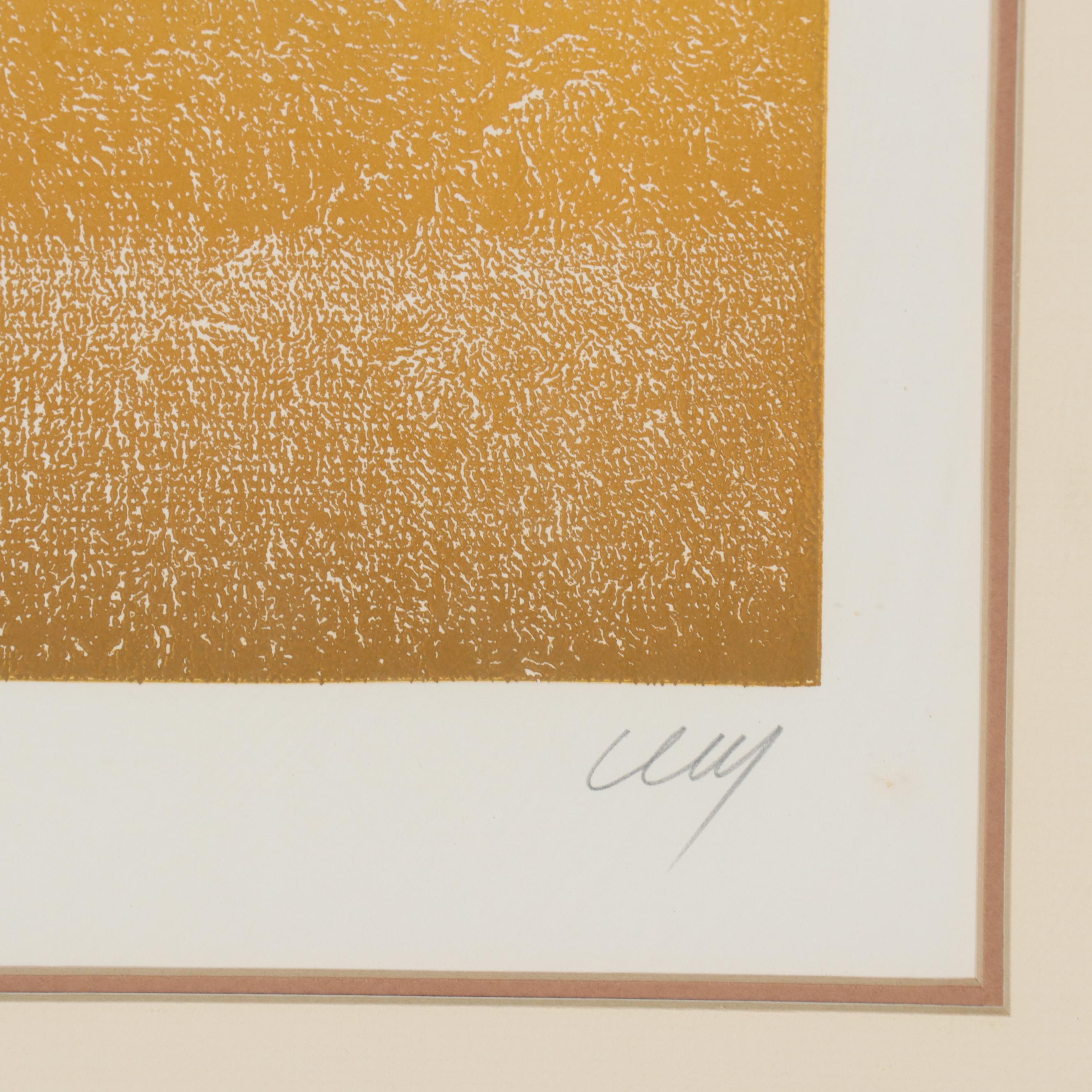 Cecilia “Cecy” Davilia Aquatint Etchings "Park I" and "Mountain"