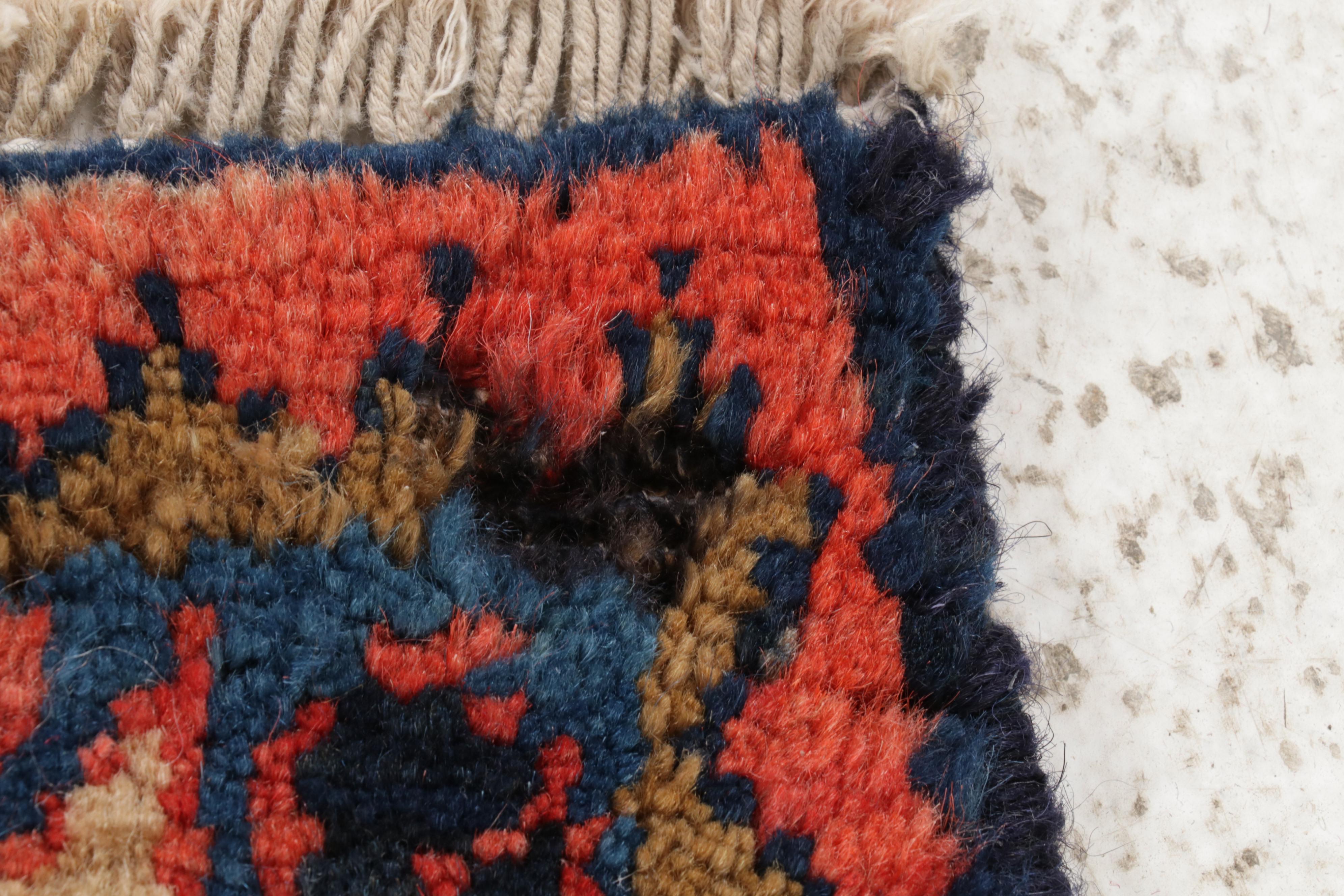 4' x 6'11 Hand-Knotted Persian Viss Mahal Pictorial Rug, 1970s