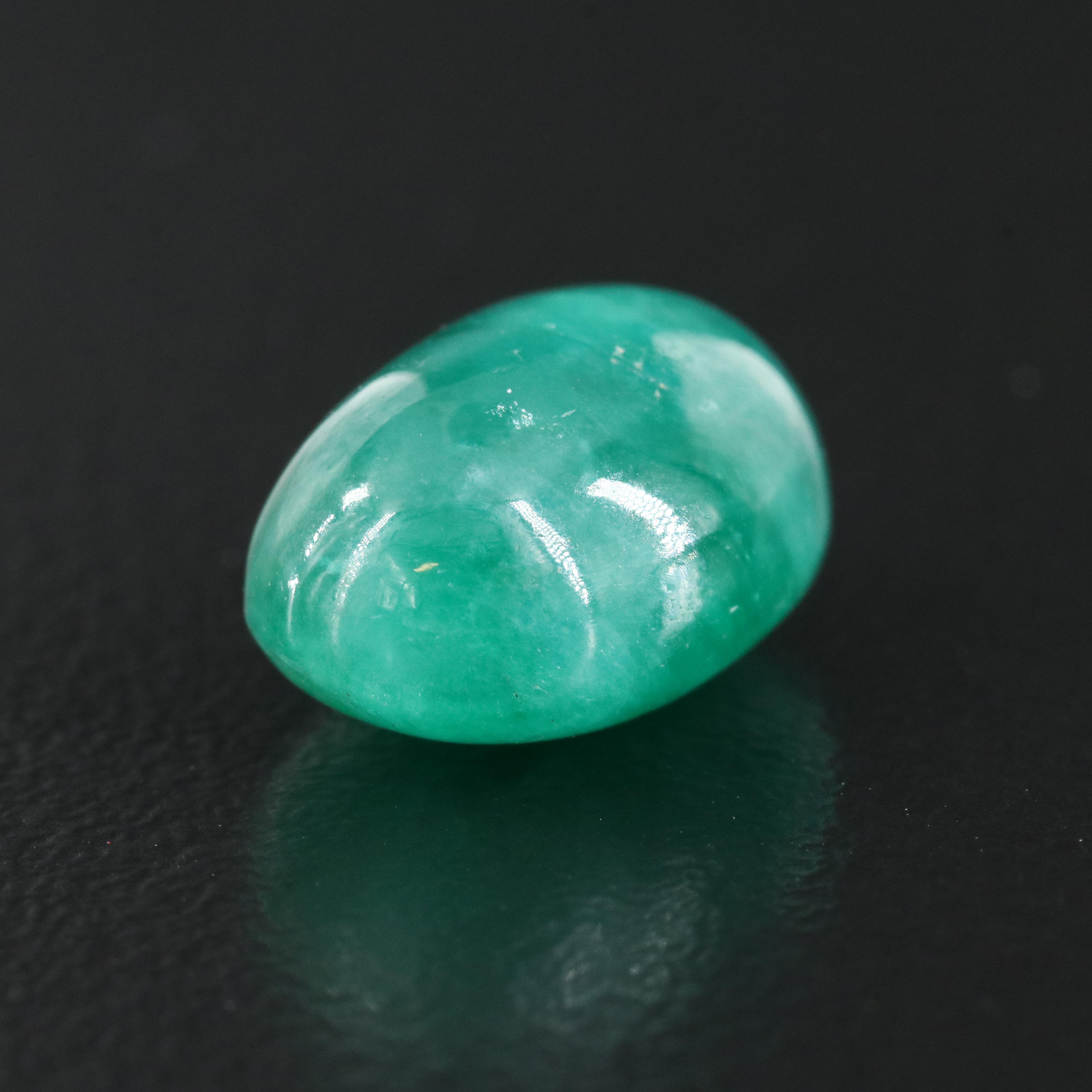 Loose 6.84 CT Emerald