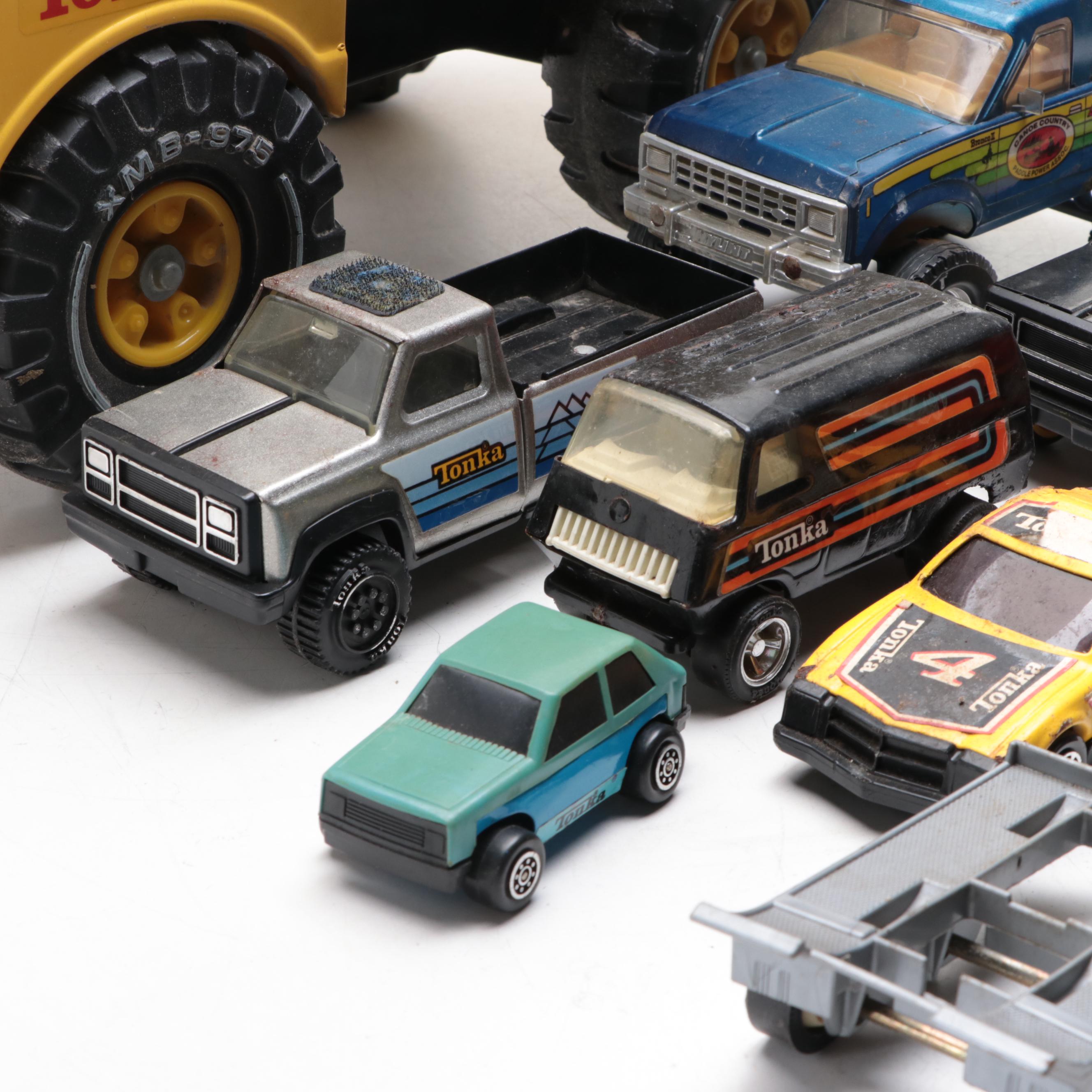 Tonka XMB-975 Dump Trucks and Other Metal Toy Cars