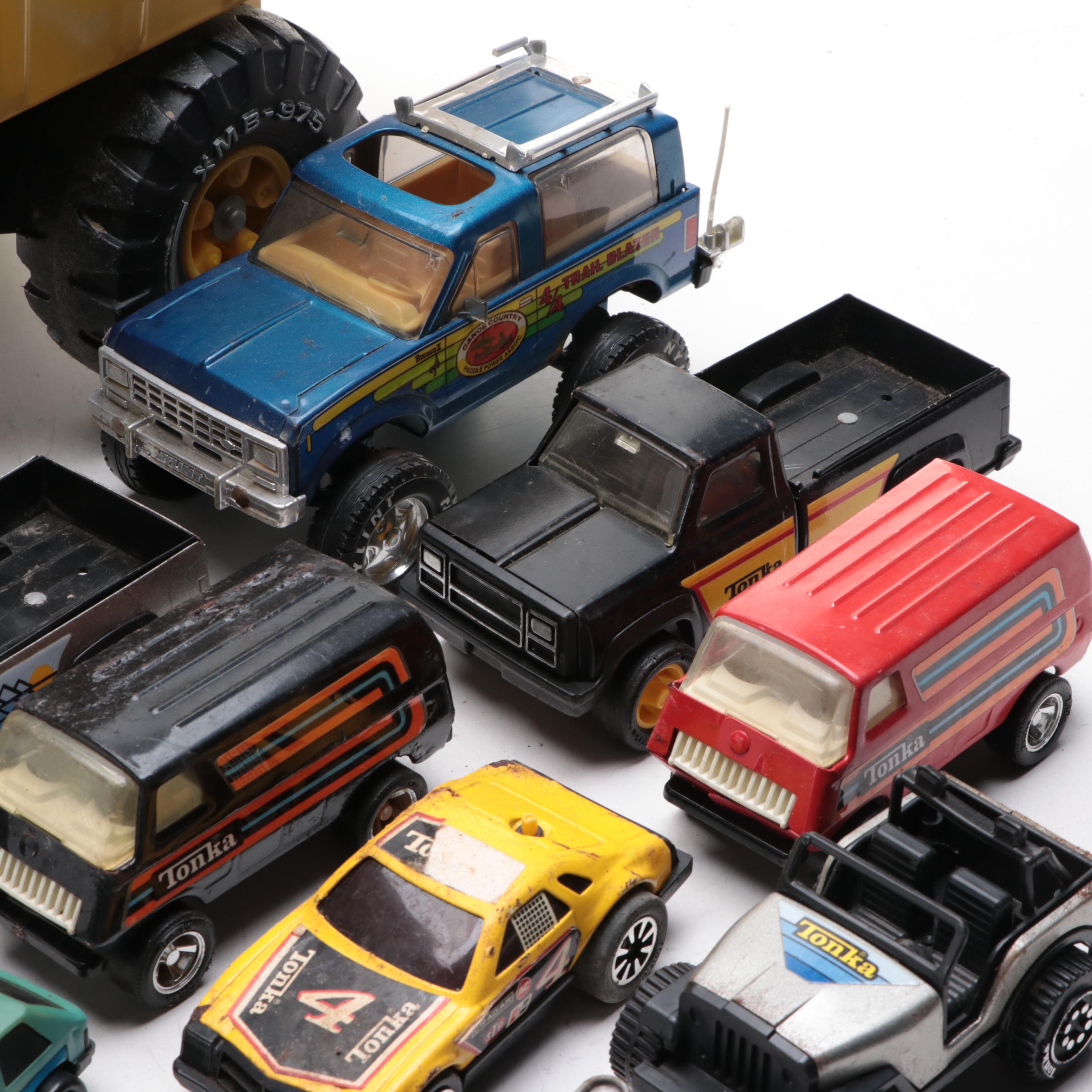 Tonka XMB-975 Dump Trucks and Other Metal Toy Cars