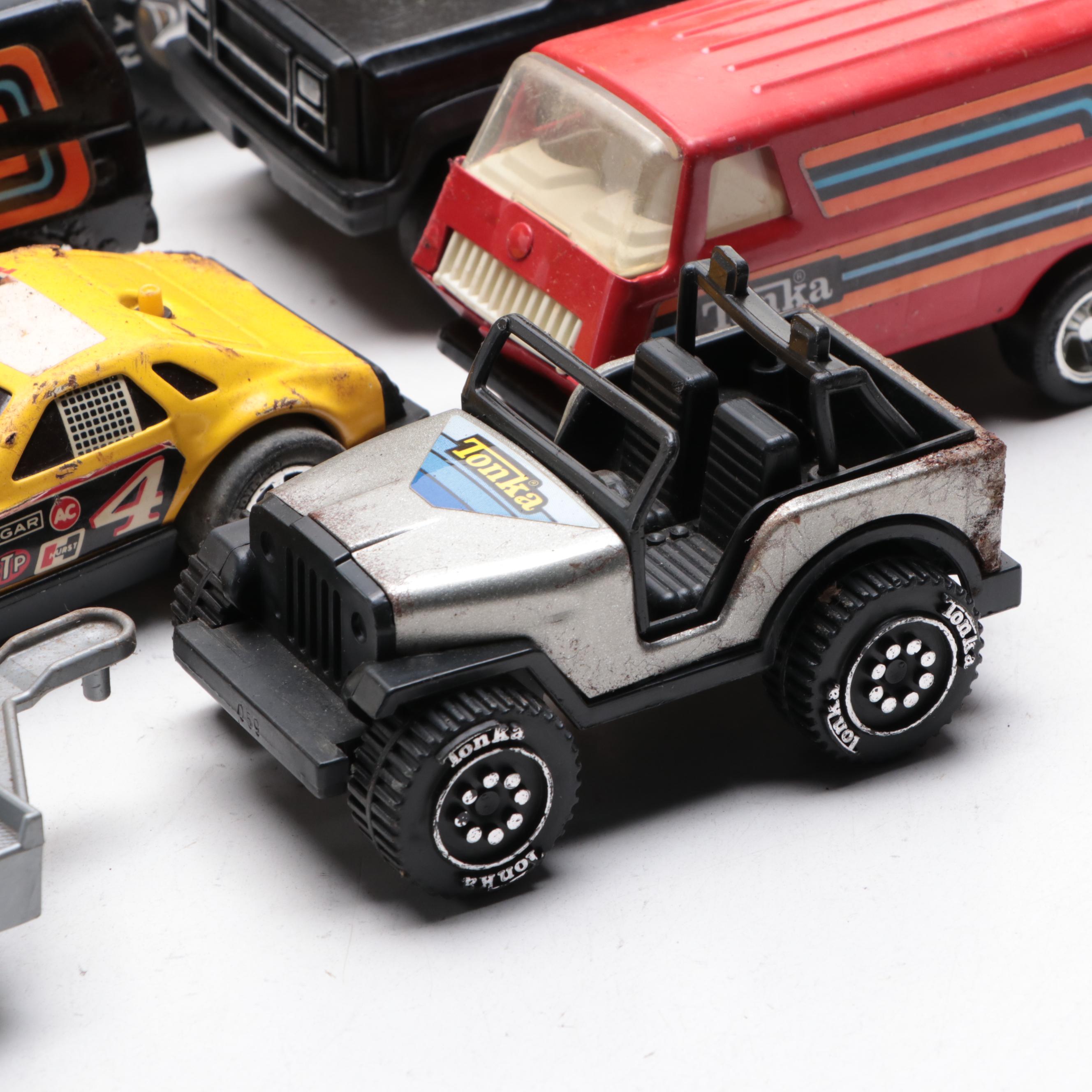 Tonka XMB-975 Dump Trucks and Other Metal Toy Cars