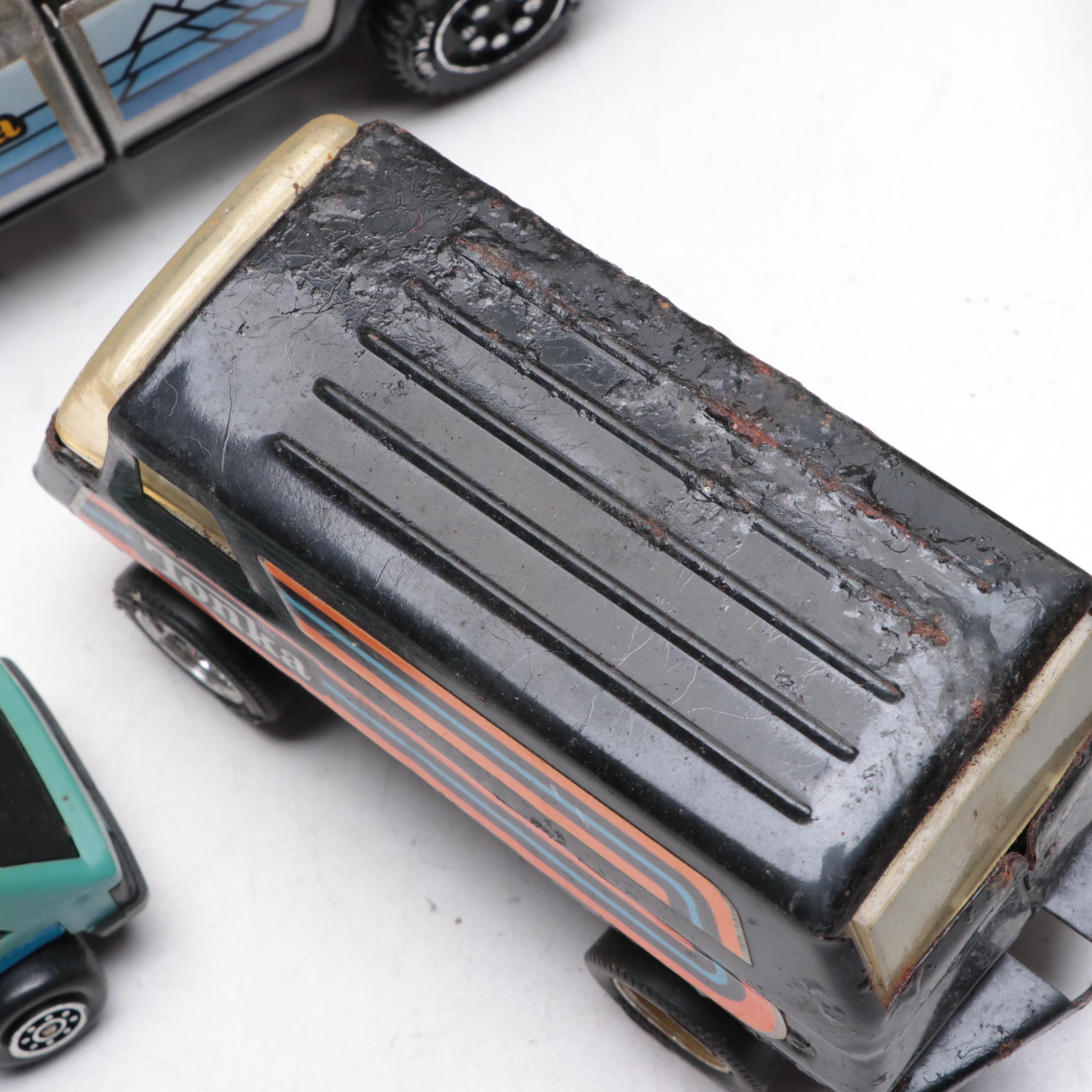 Tonka XMB-975 Dump Trucks and Other Metal Toy Cars