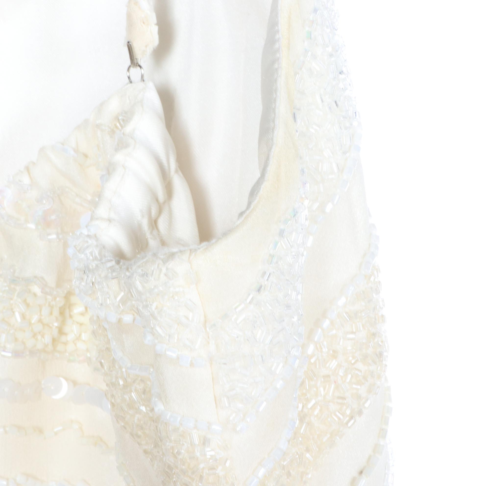 Caché and Other Beaded Silk Evening Dresses