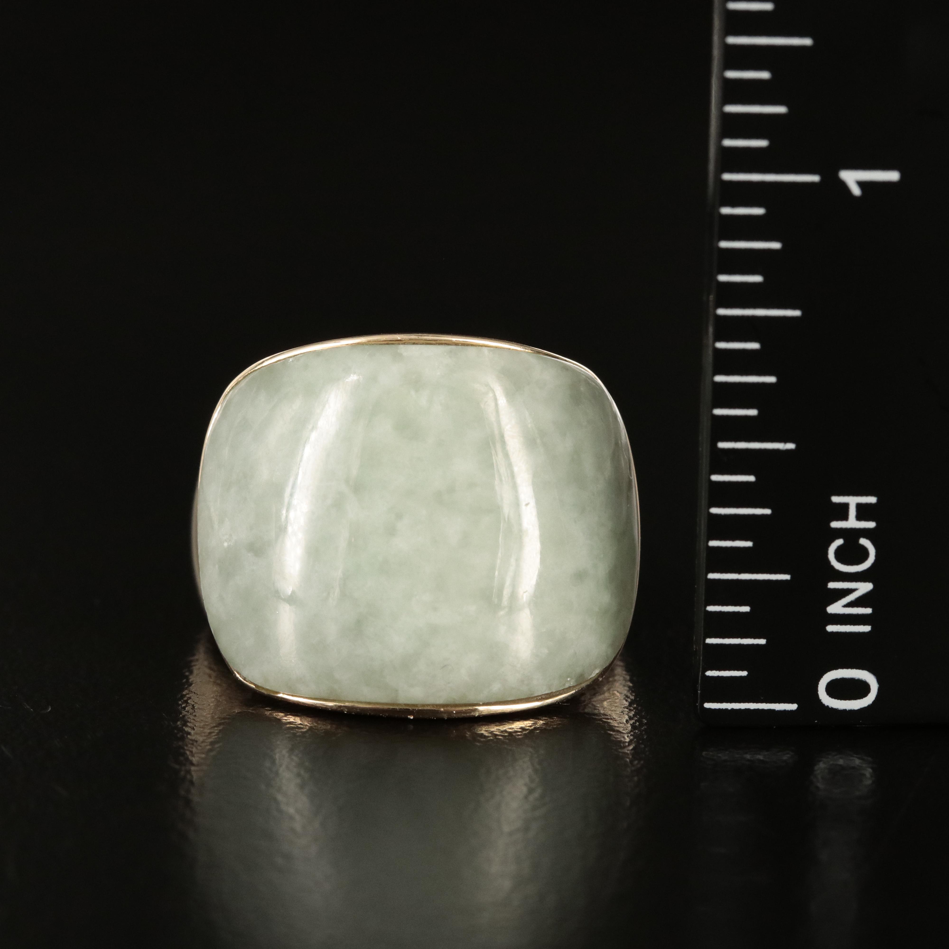 14K Jadeite Ring