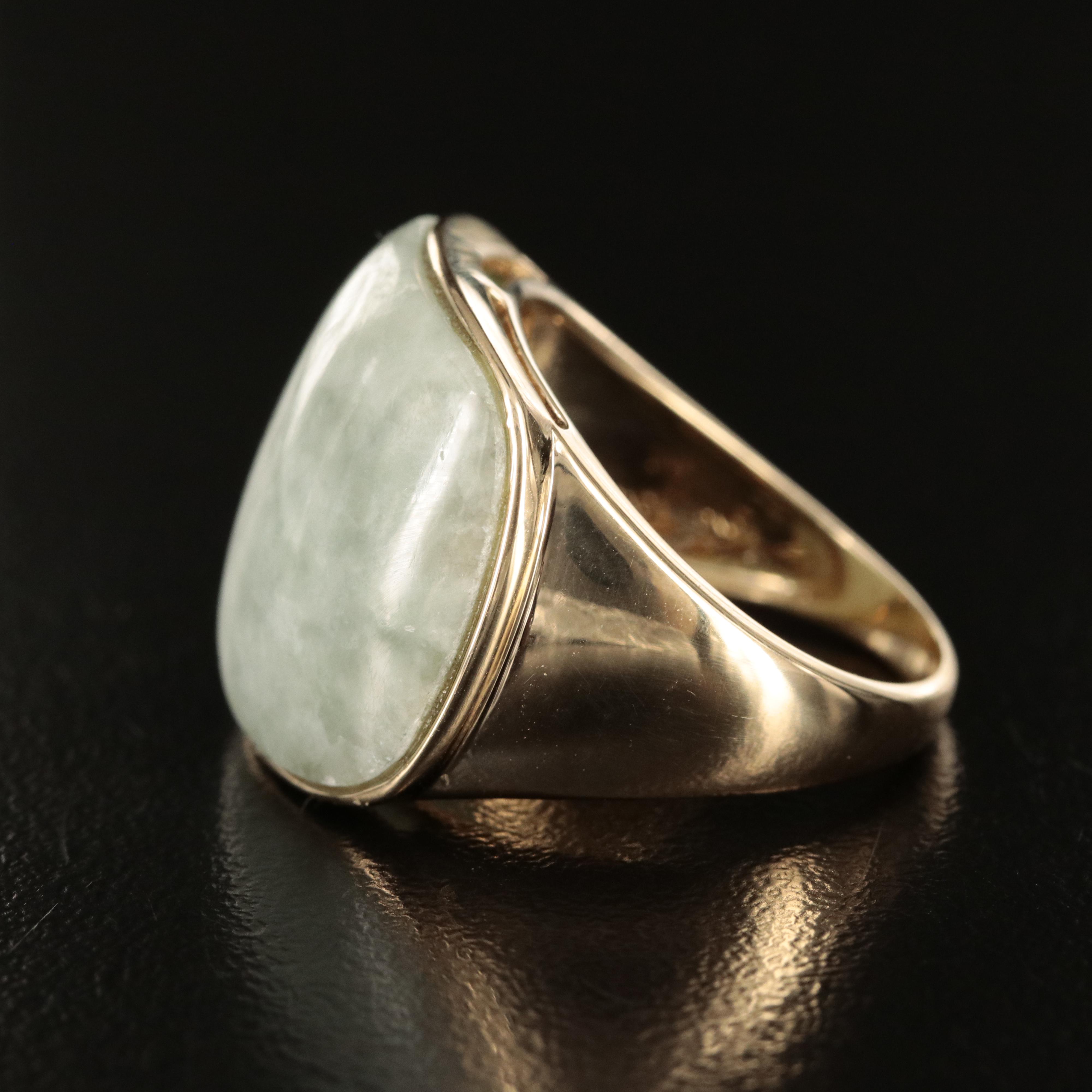 14K Jadeite Ring